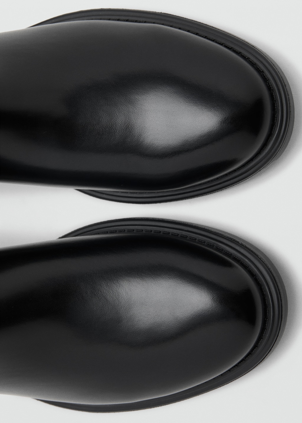 Faux-effect chelsea ankle boots