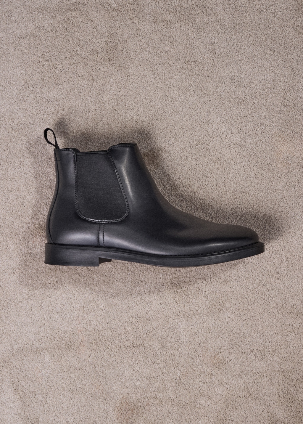 Faux-effect chelsea ankle boots