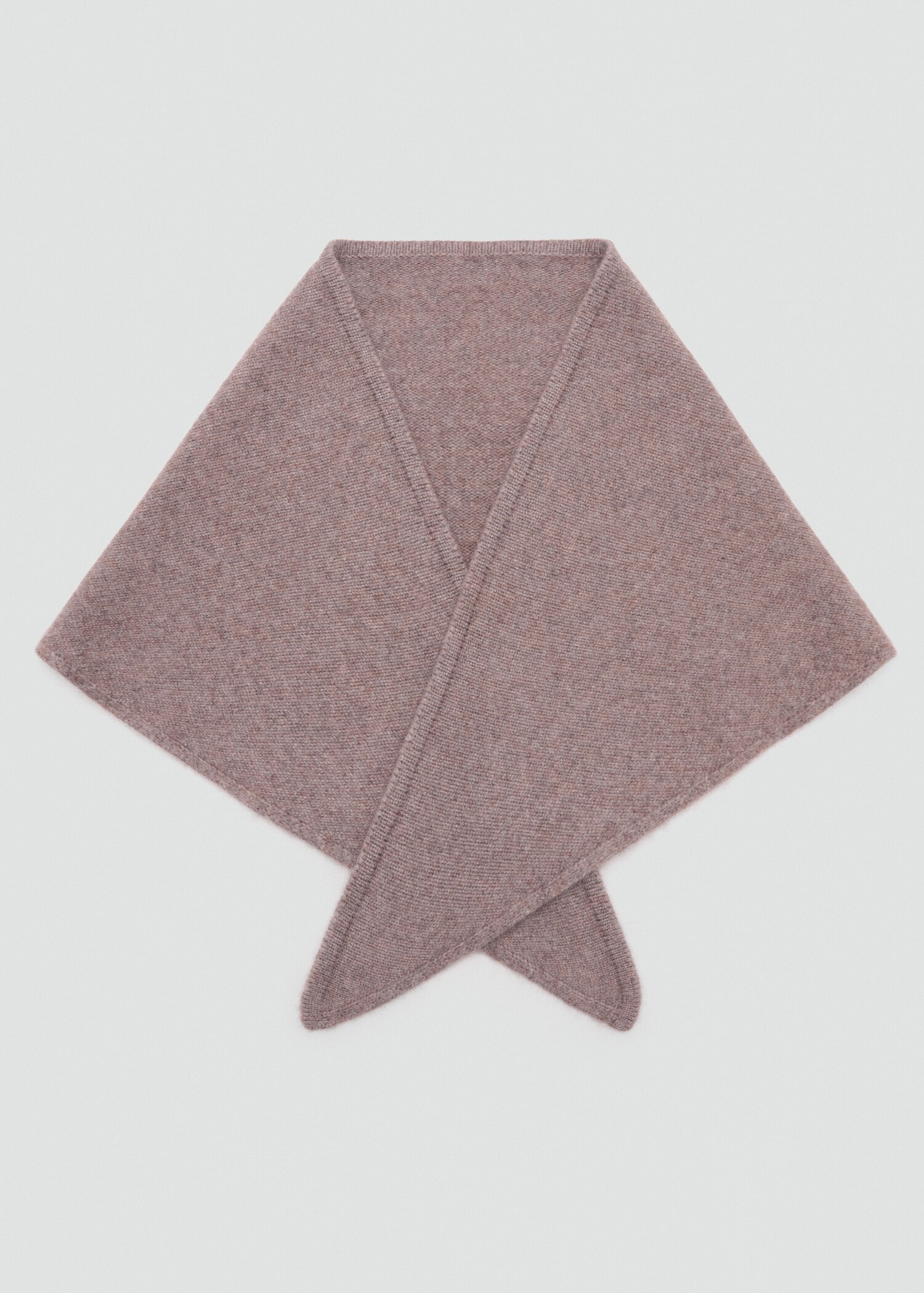 Cashmere-blend knitted shawl - Details of the article 2