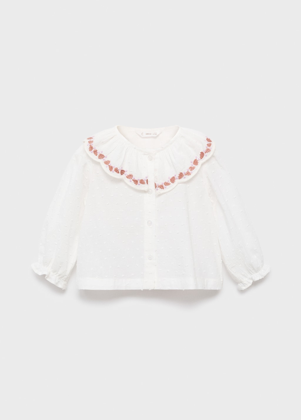 Plumeti embroidered blouse