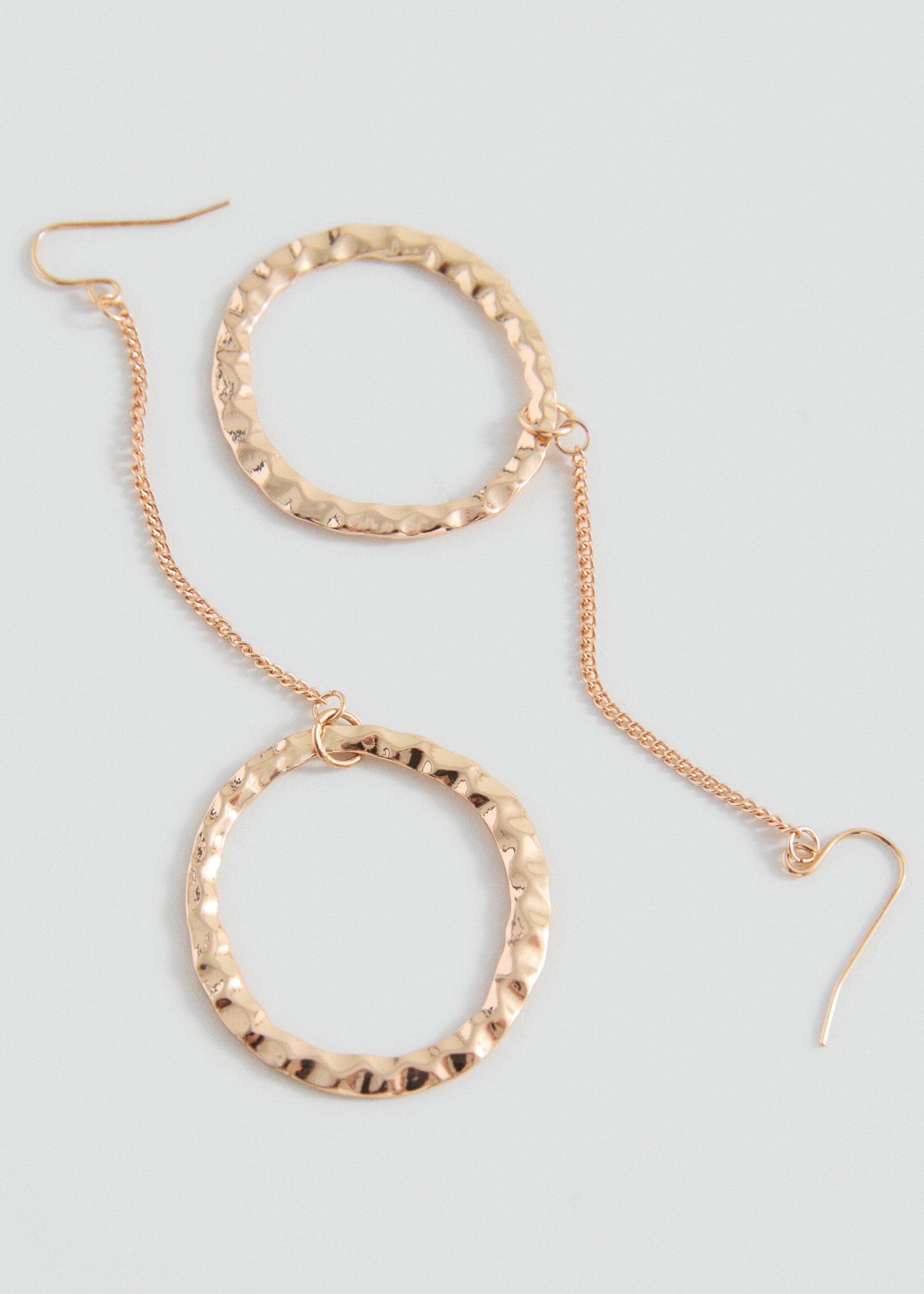 Circular pendant earrings - Medium plane, Gold. Ref: 17095985-00.