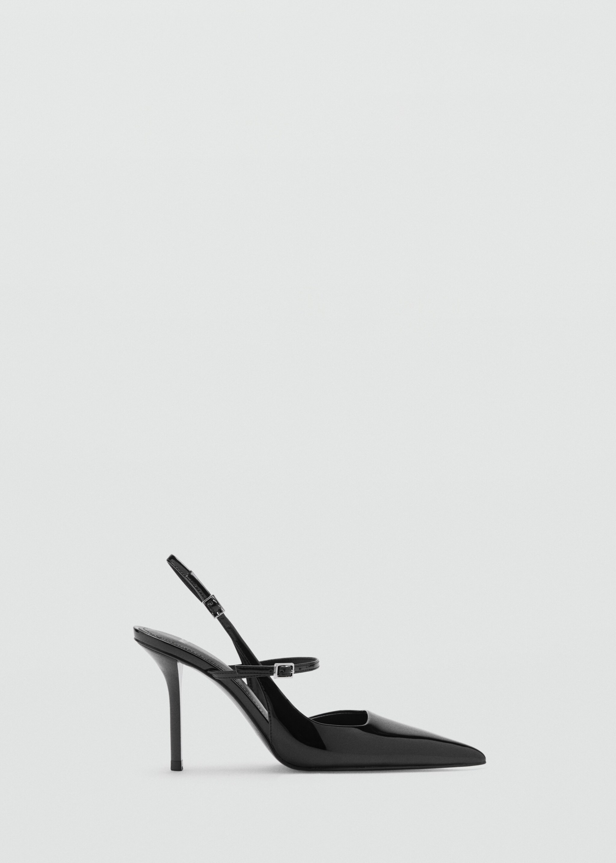 Patent leather shoes with straps and buckle - Article without model, Black. Ref: 17095995-00.