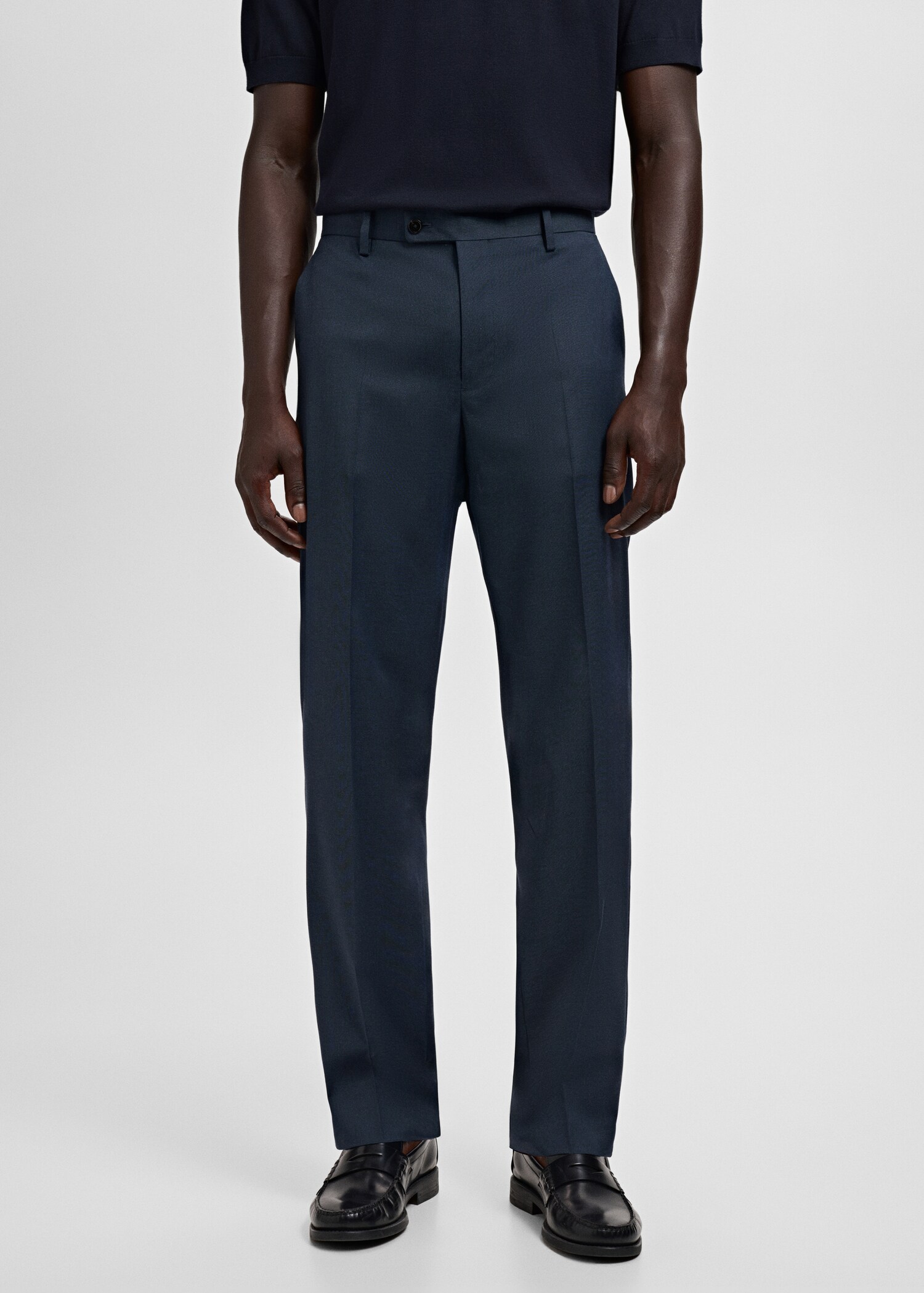 Pantalón traje London regular fit - Plano medio