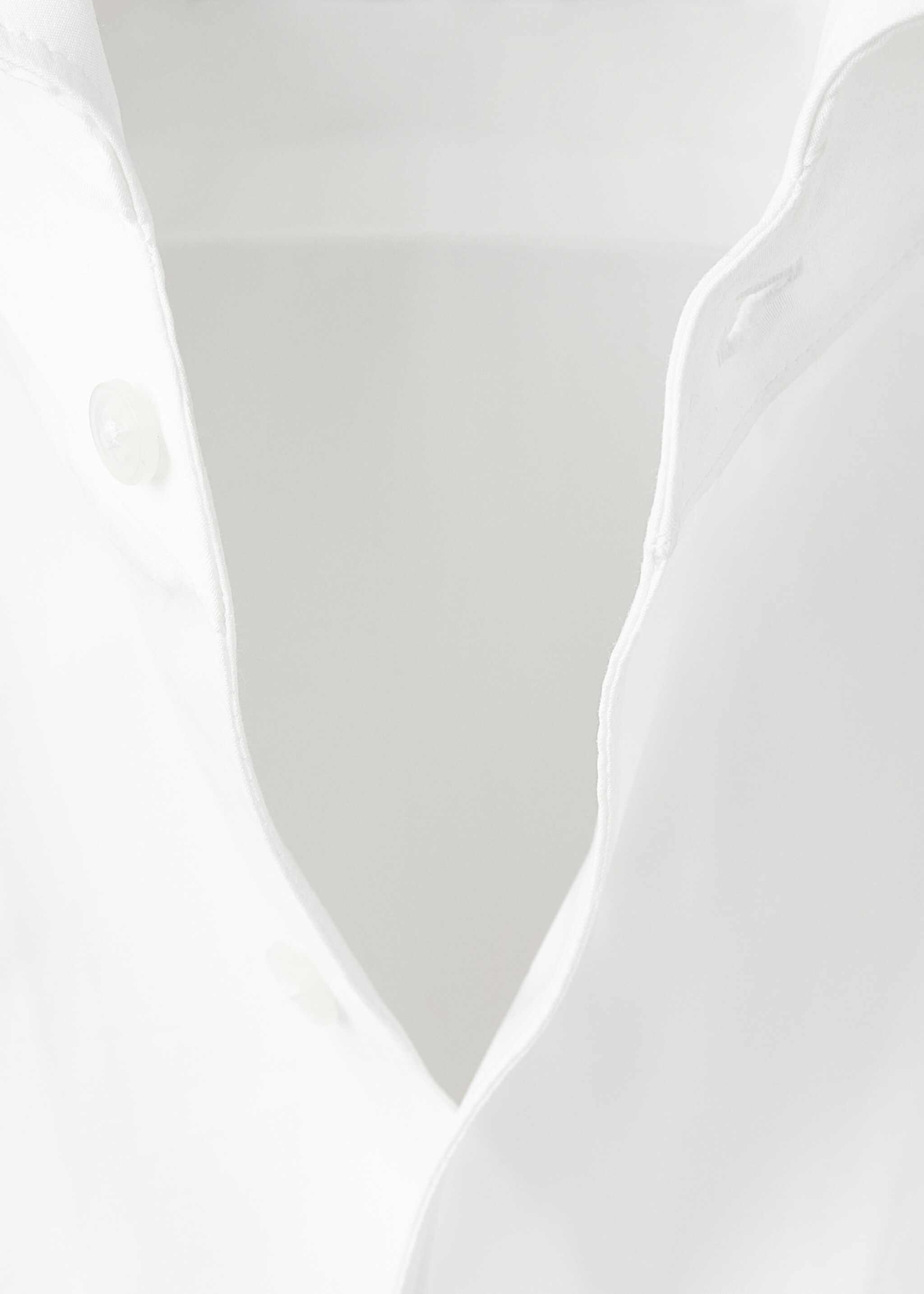 100% cotton dress shirt - Details of the article 8, White. Ref: 17095999-00.