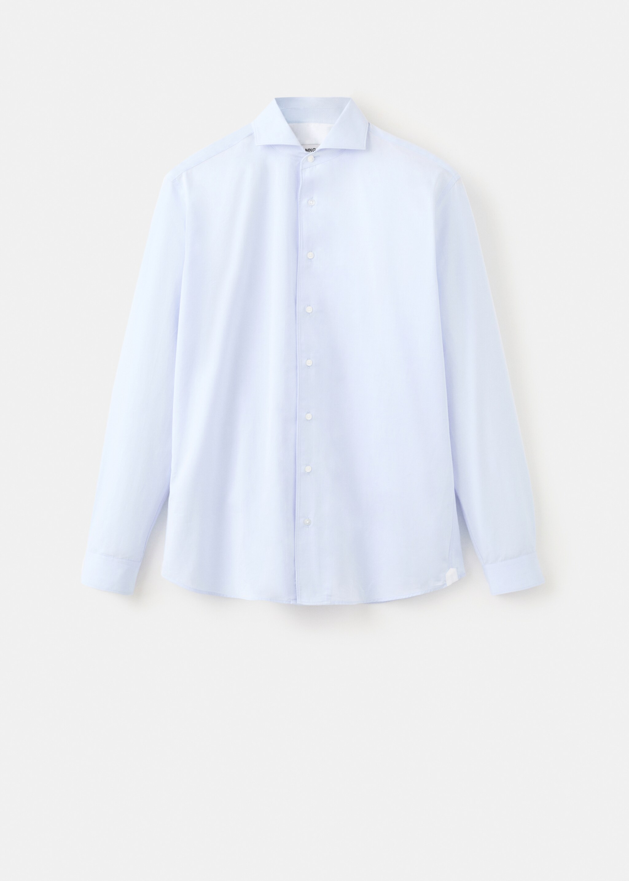 100% cotton dress shirt - Article without model, Sky Blue. Ref: 17095999-00.