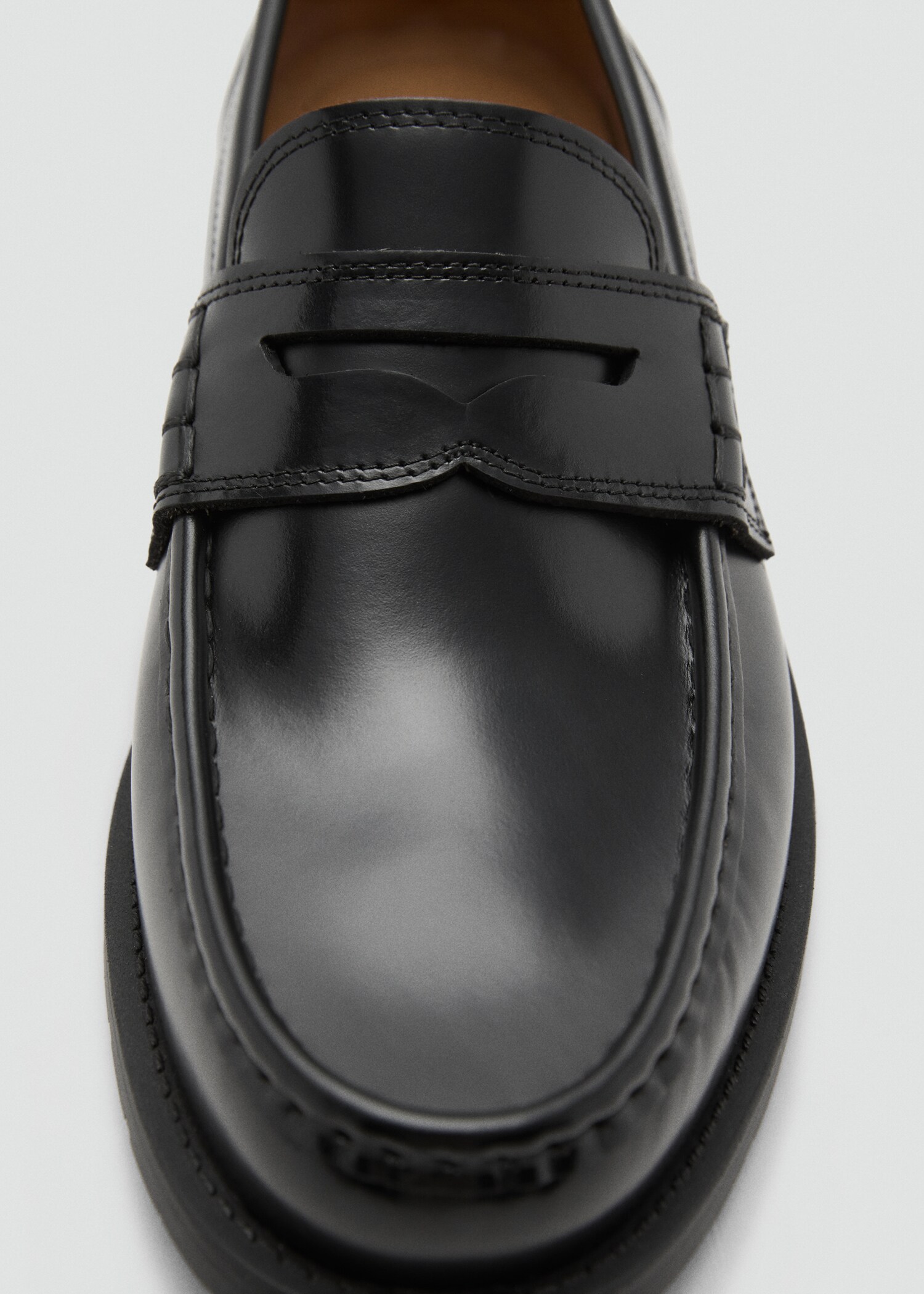 Leather penny loafers - Details of the article 2