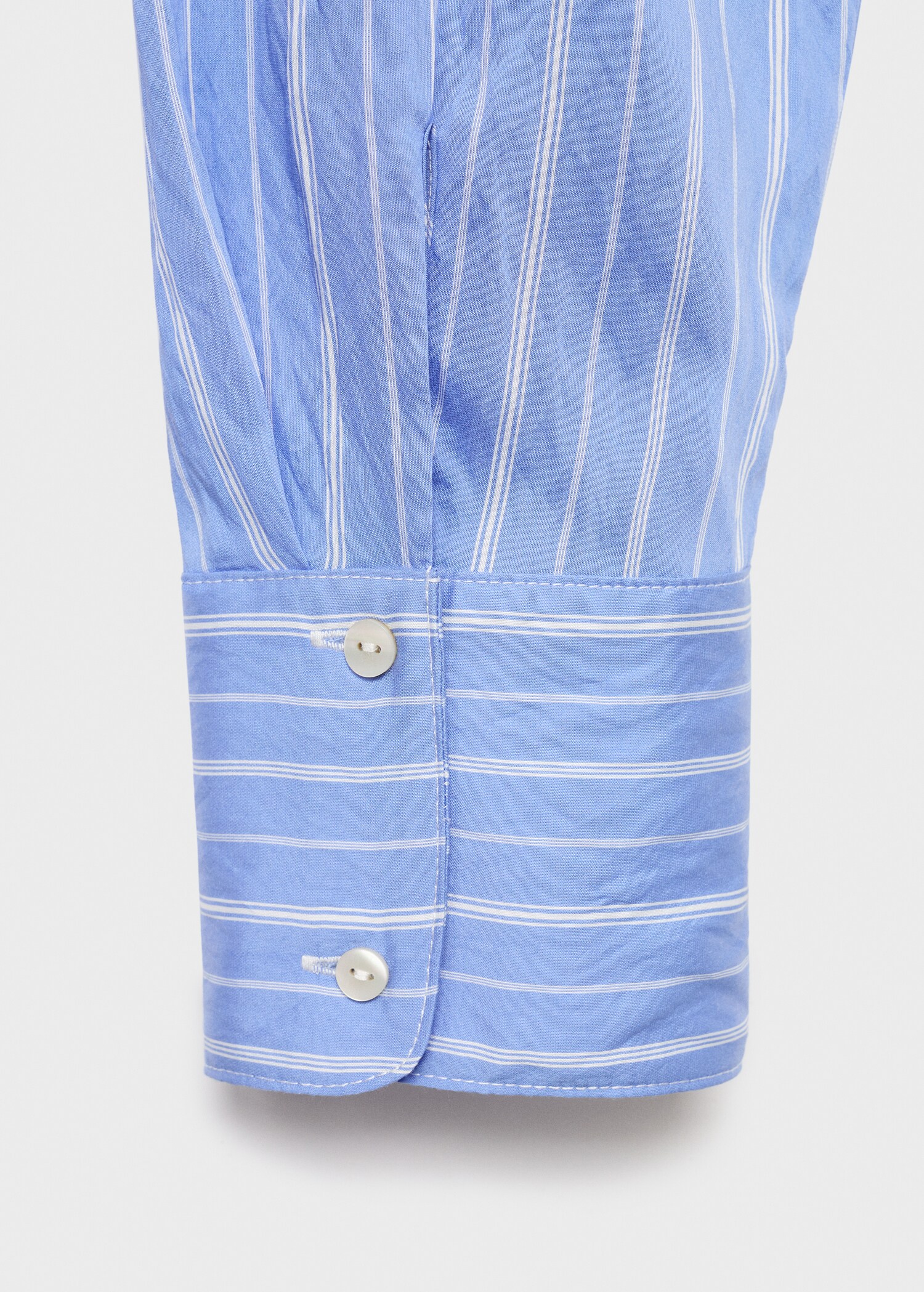 Striped straight shirt - Details of the article 0