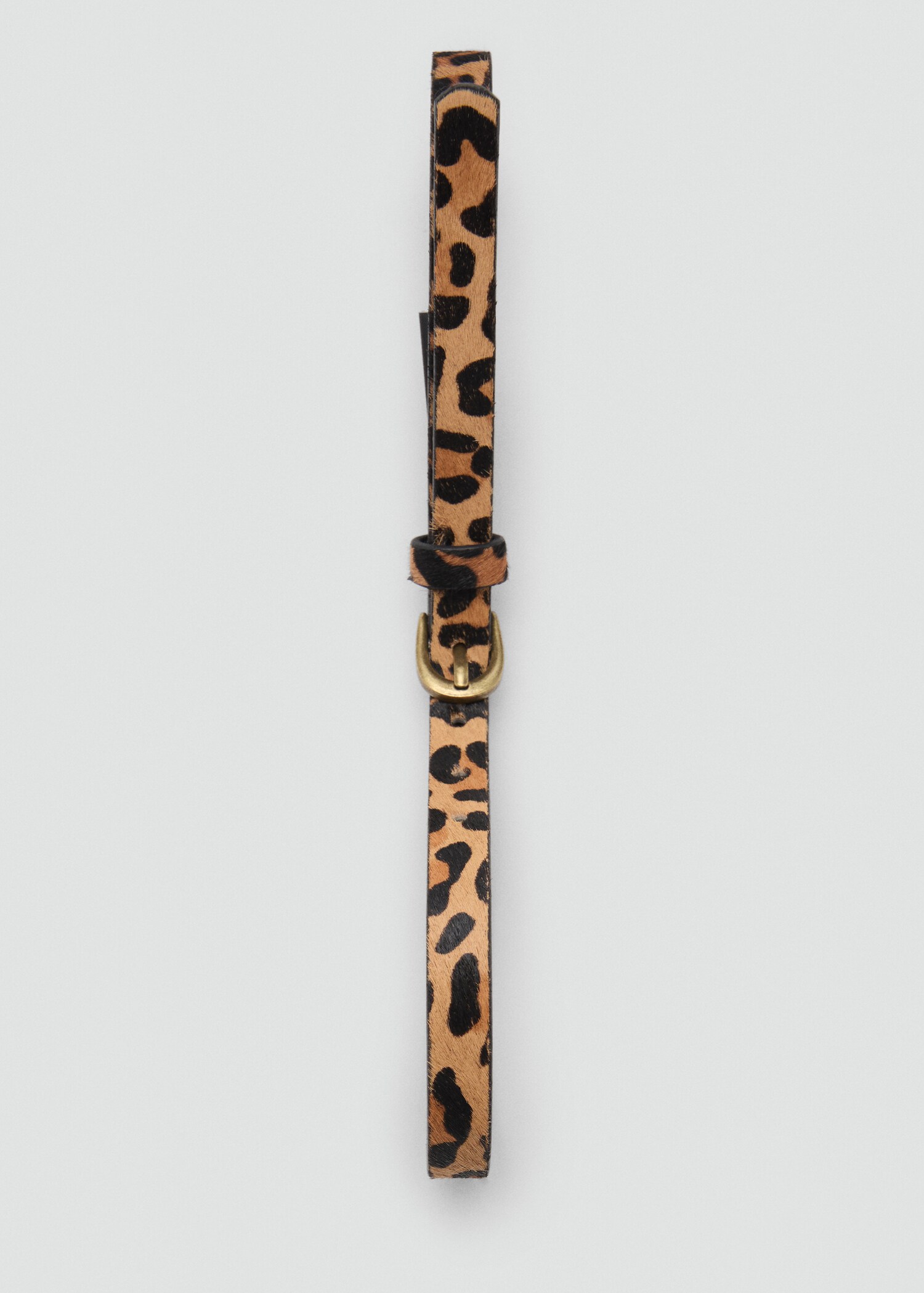 Leopard leather belt - Details of the article 2