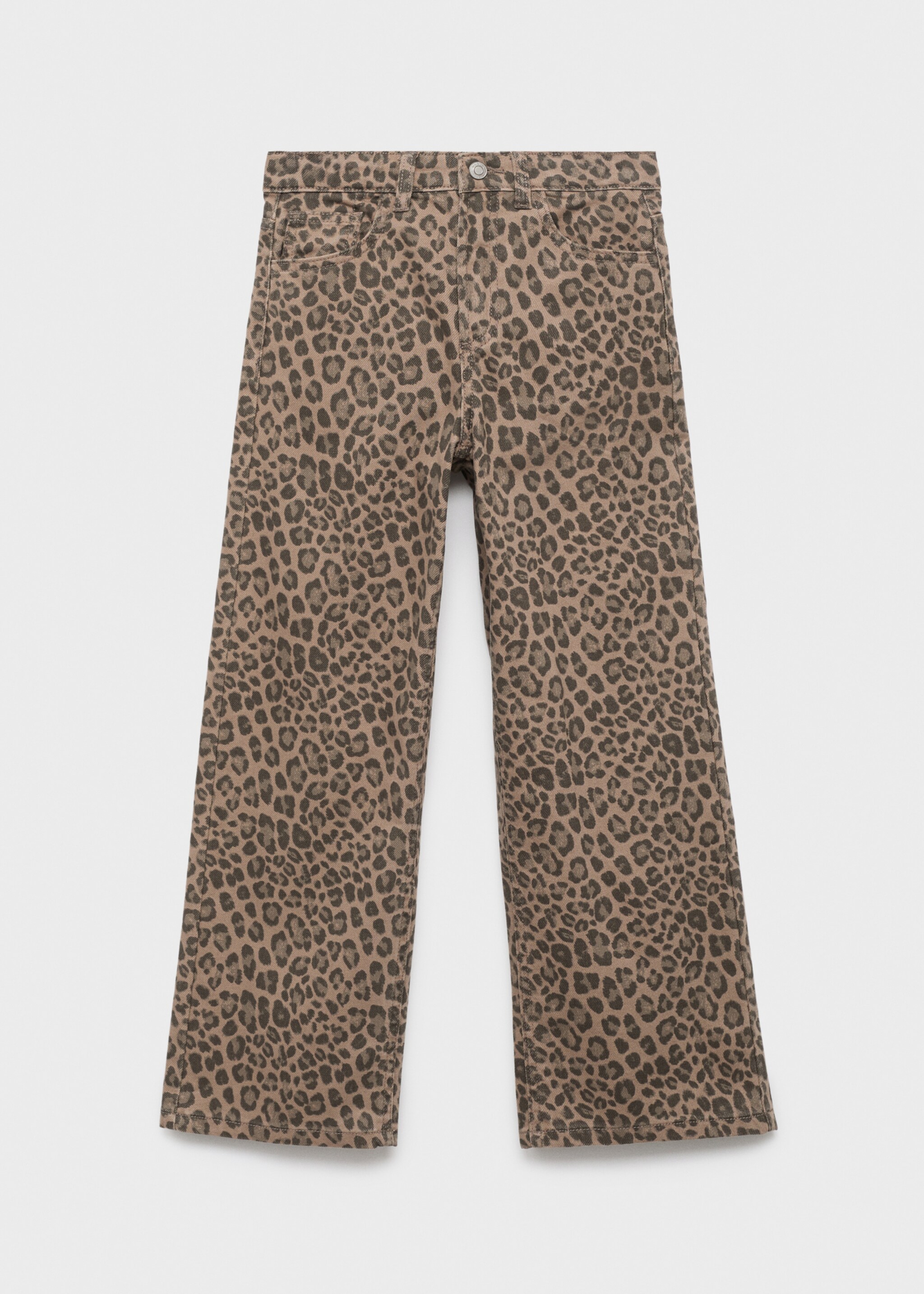 Animal print jeans - Article without model, Brown. Ref: 17096328-00.