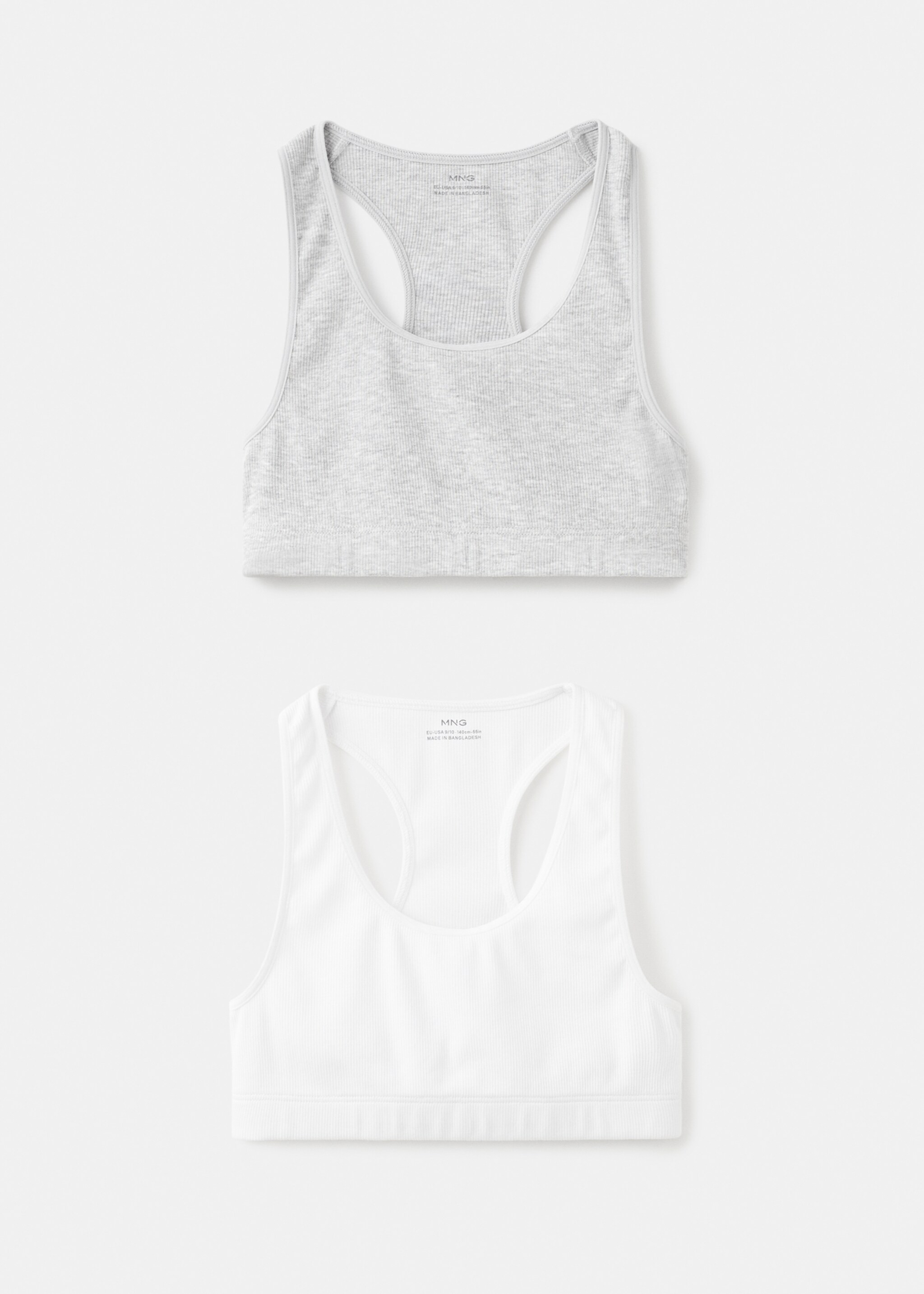 Bra seam - Article without model, Light Heather Grey. Ref: 17096329-00.