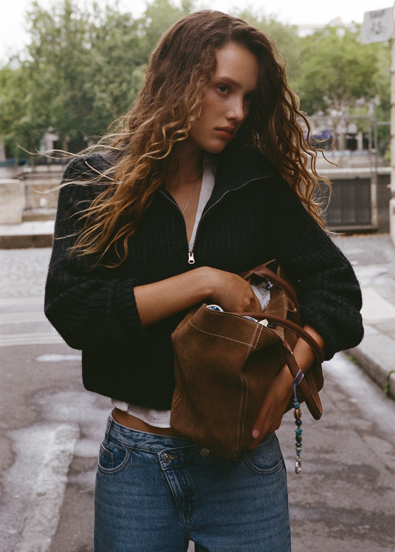Zipped knit cardigan - Details of the article 5