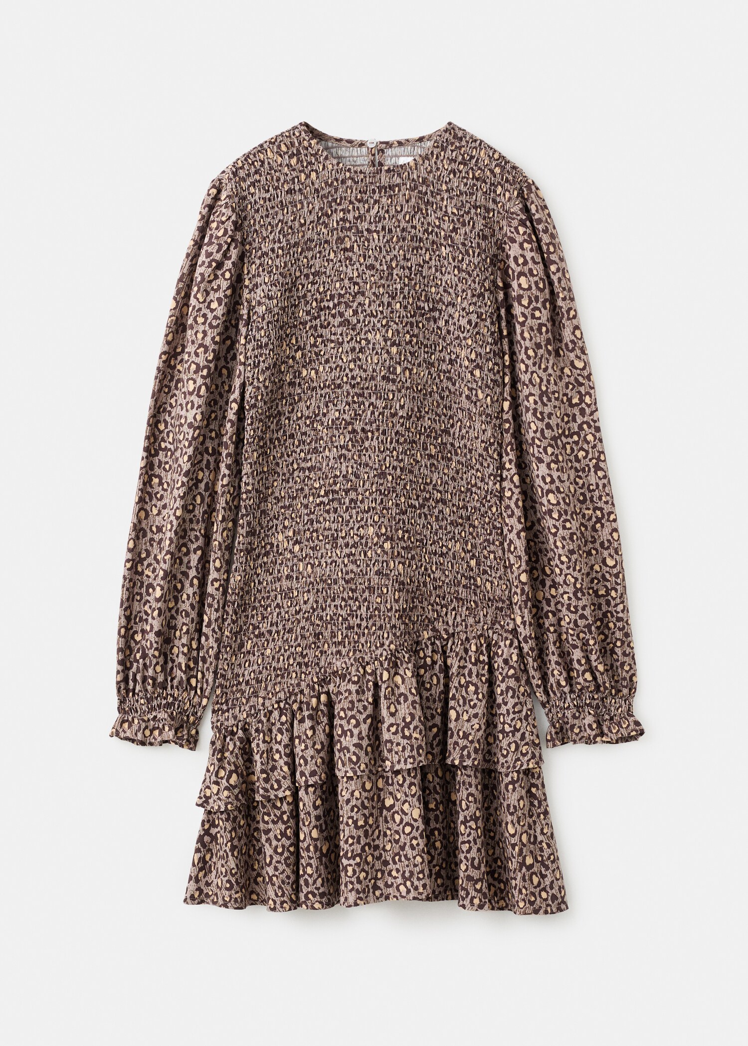 Robe froncée léopard - Article sans modèle