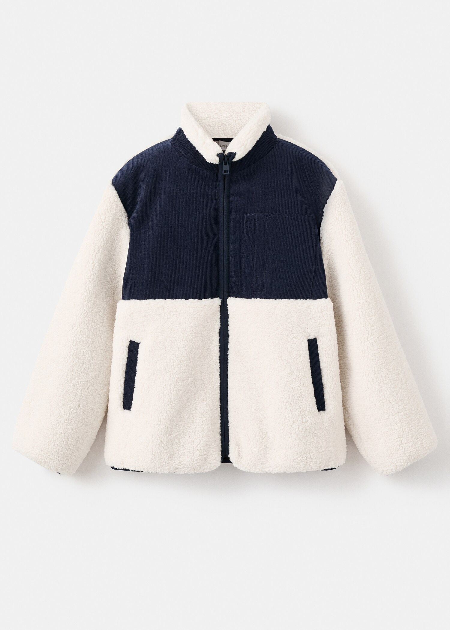 Shearling-effect jacket - Article without model