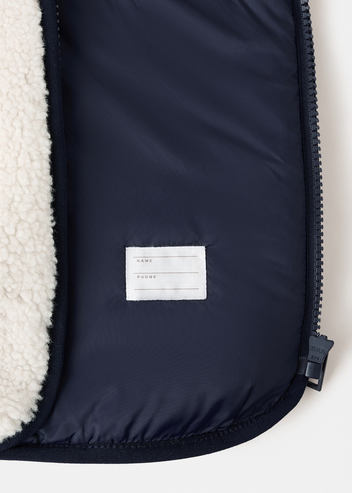 Shearling-effect jacket - Details of the article 0
