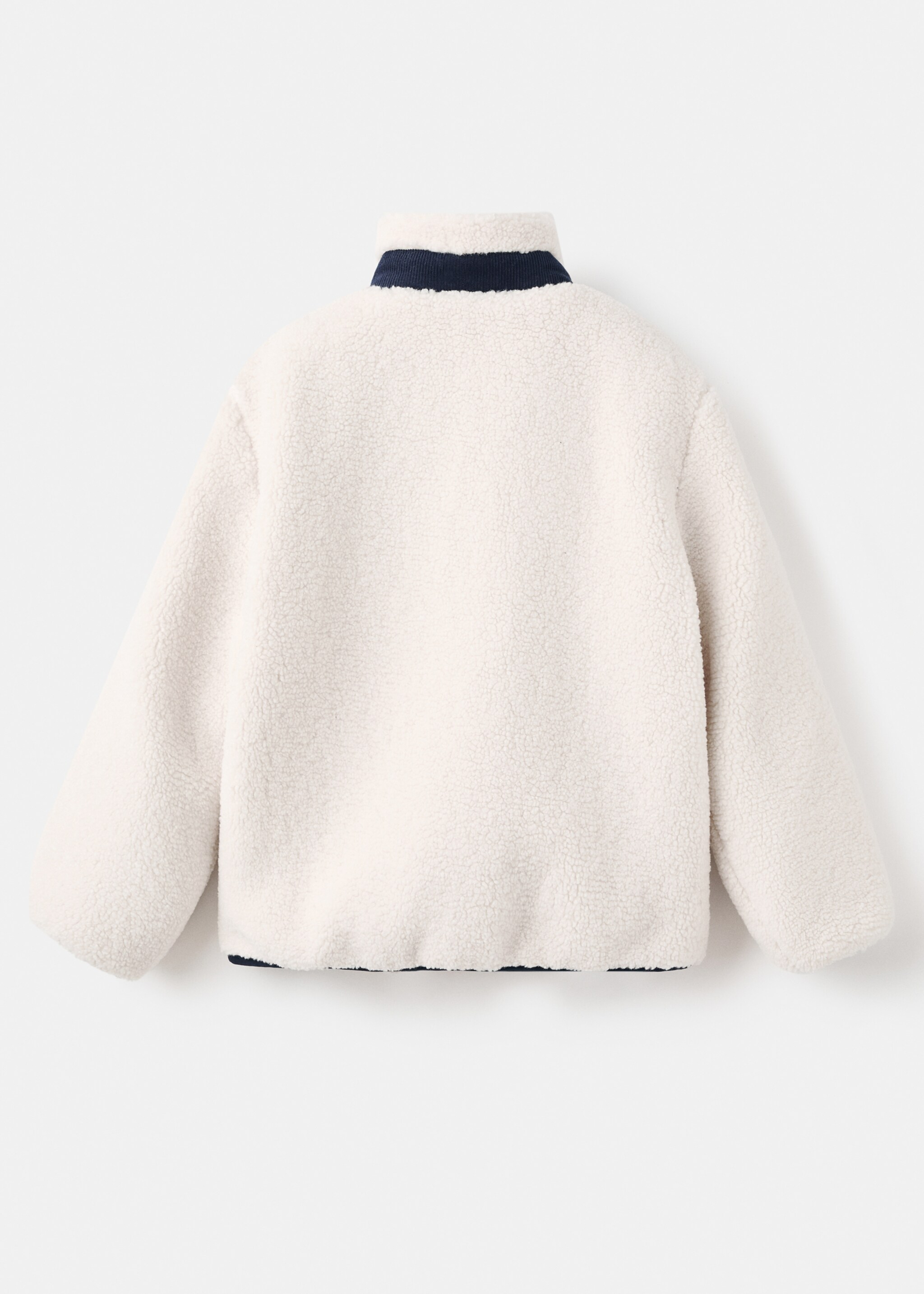 Shearling-effect jacket - Reverse of the article, Off White. Ref: 17096332-00.