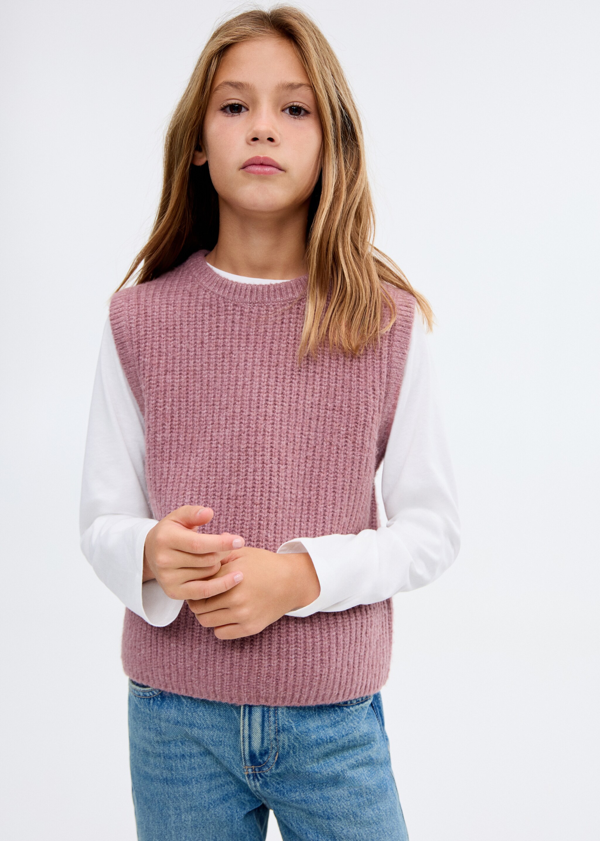 Ribbed jersey jacket - Medium plane, Cherry. Ref: 17096336-00.