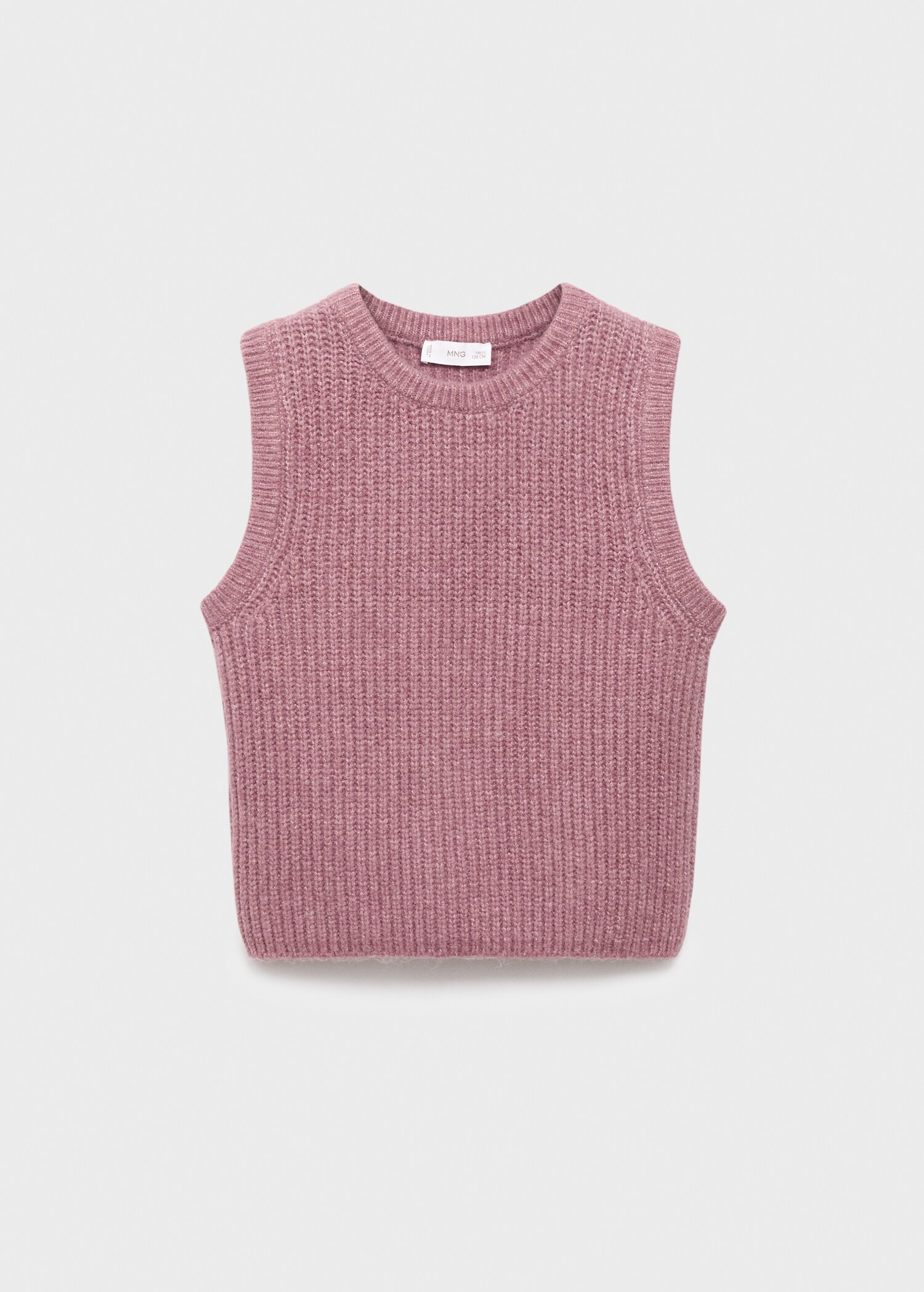 Gilet maille côtelée - Article sans modèle