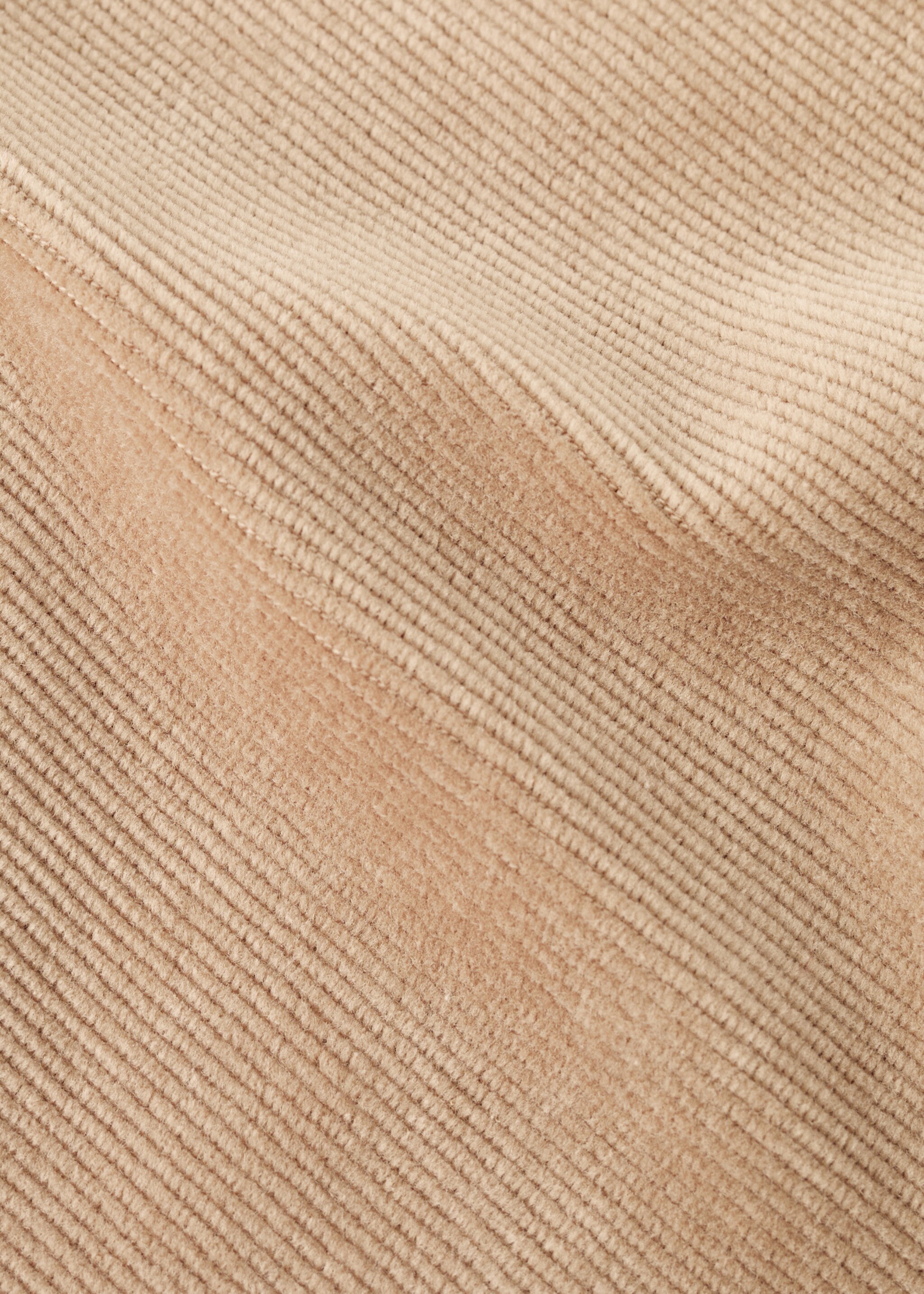 Corduroy flare leggings - Details of the article 0, Medium Brown. Ref: 17096337-00.