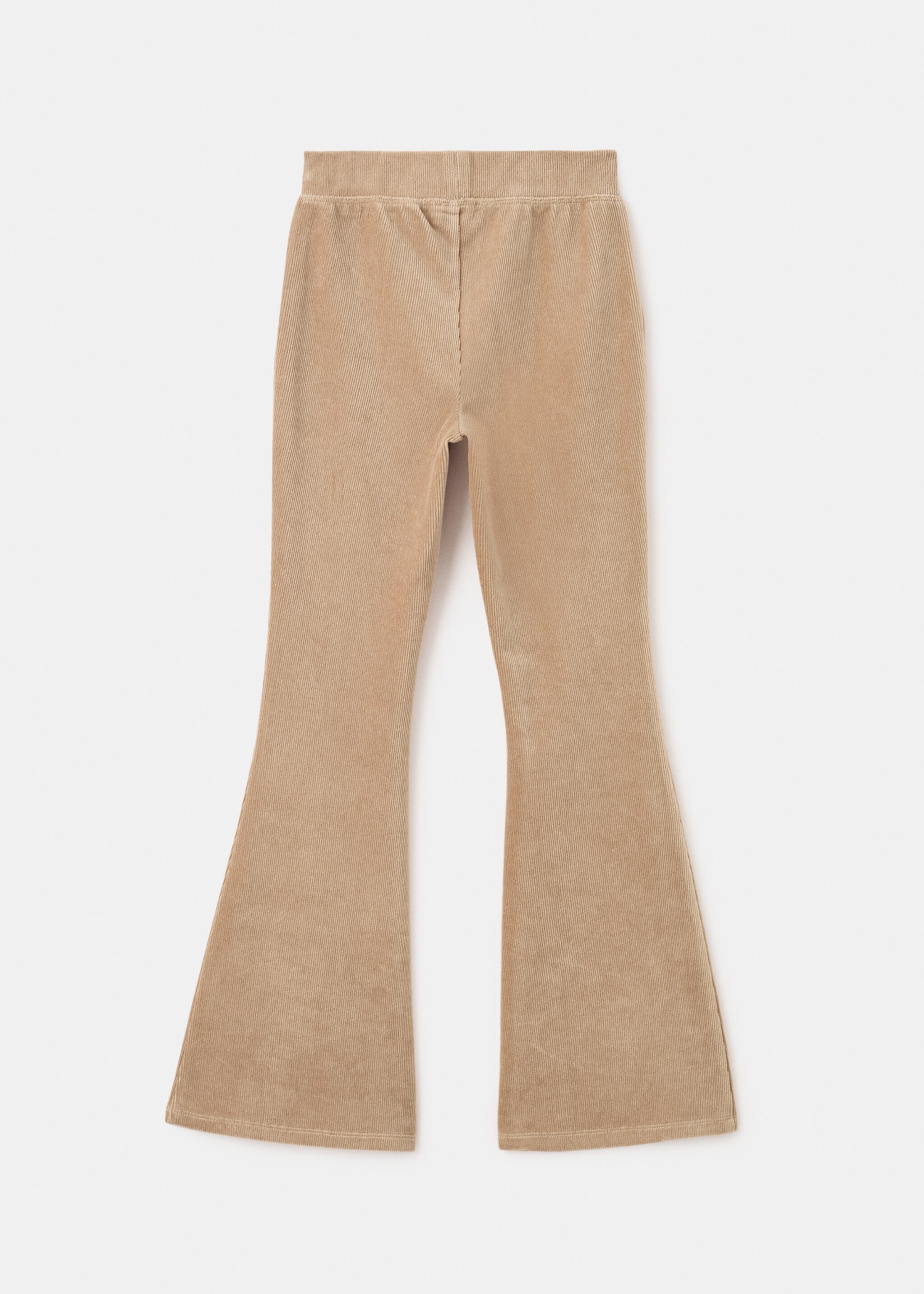Corduroy flare leggings - Reverse of the article, Medium Brown. Ref: 17096337-00.