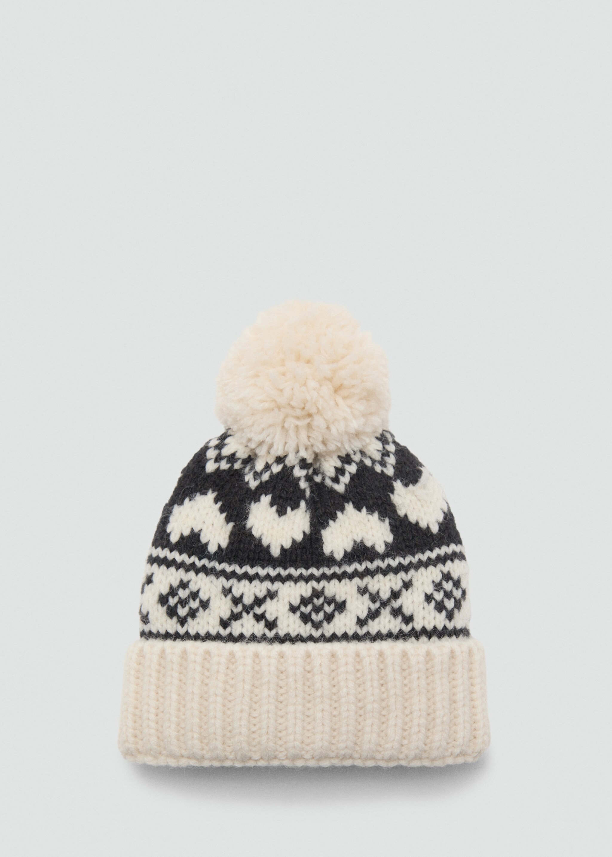 Hat heart - Article without model, Ecru. Ref: 17096344-00.
