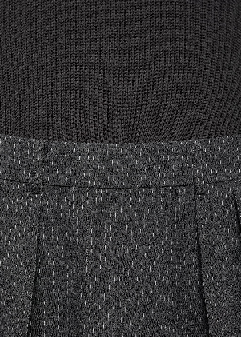 Pinstripe jumpsuit combination