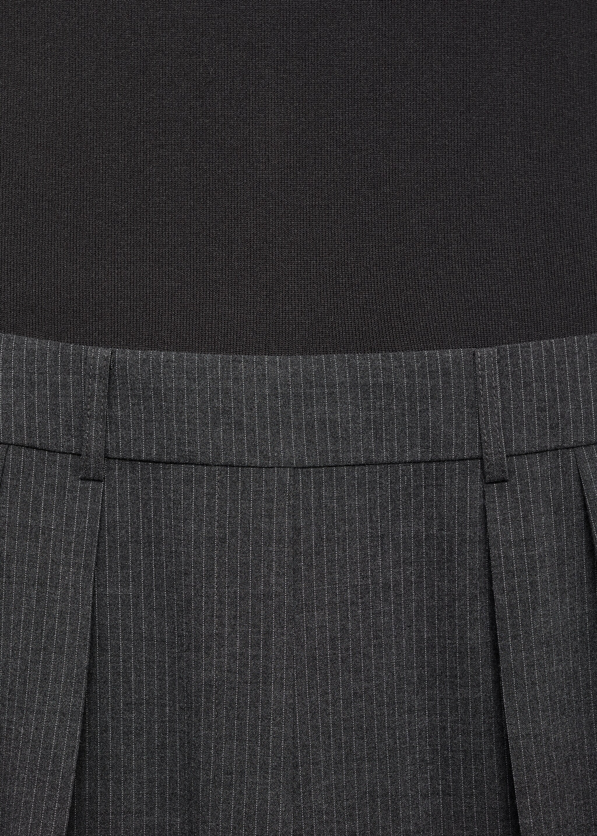 Pinstripe jumpsuit combination - Details of the article 0, Medium Heather Grey. Ref: 17096347-00.