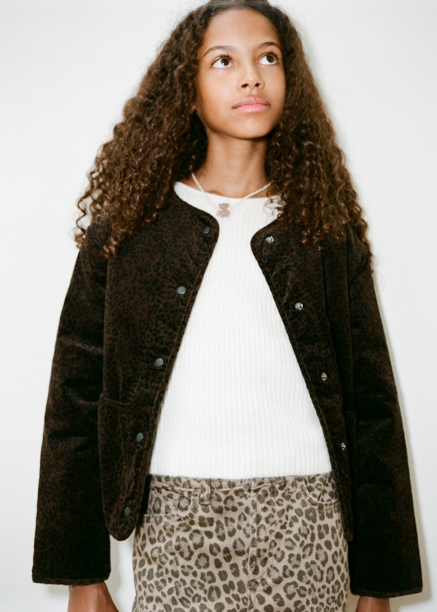 Leopard print bomber jacket - Details of the article 5