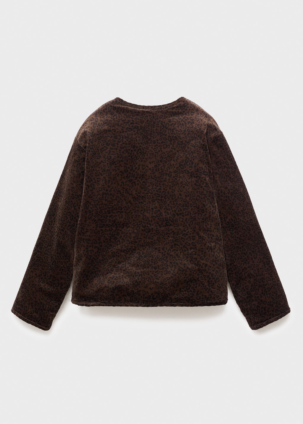 Leopard-print bomber jacket