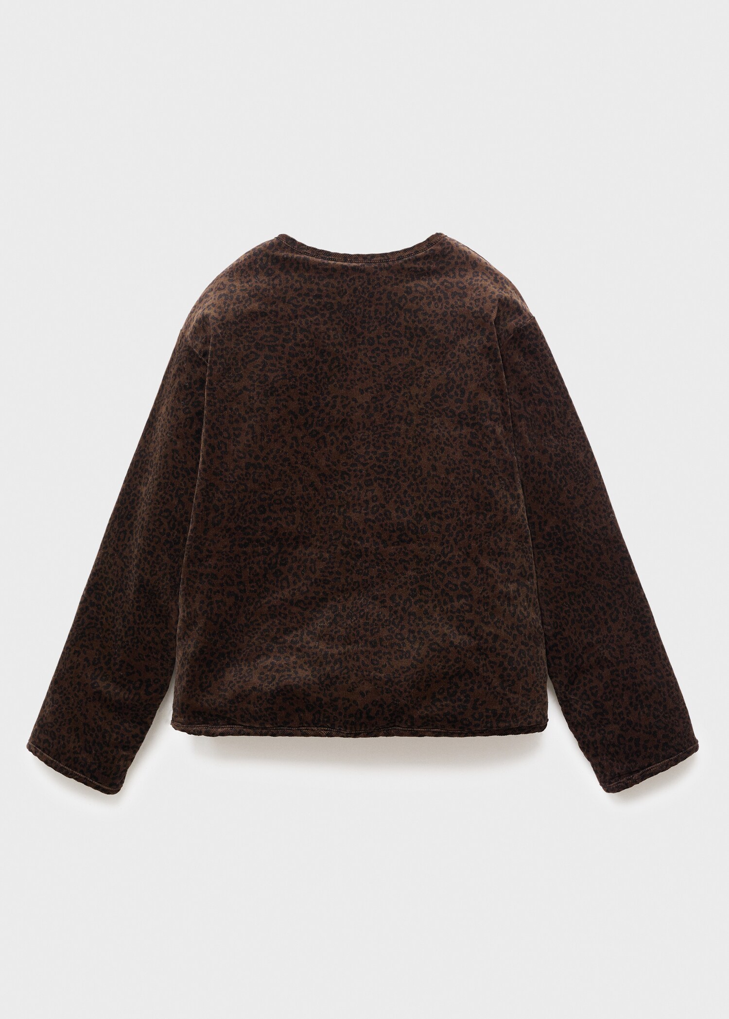 Leopard print bomber jacket - Reverse of the article