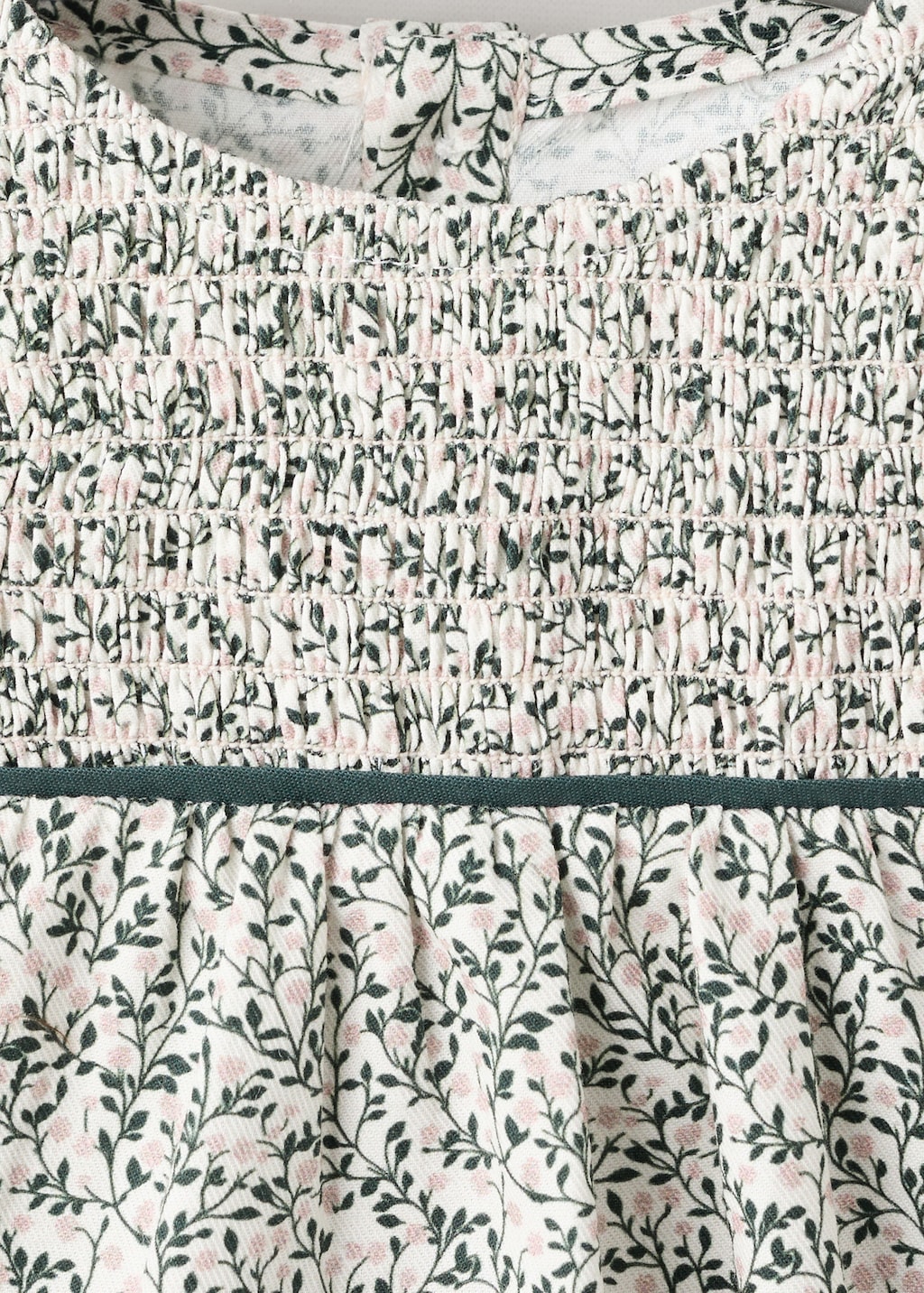 Floral dress and diaper cover