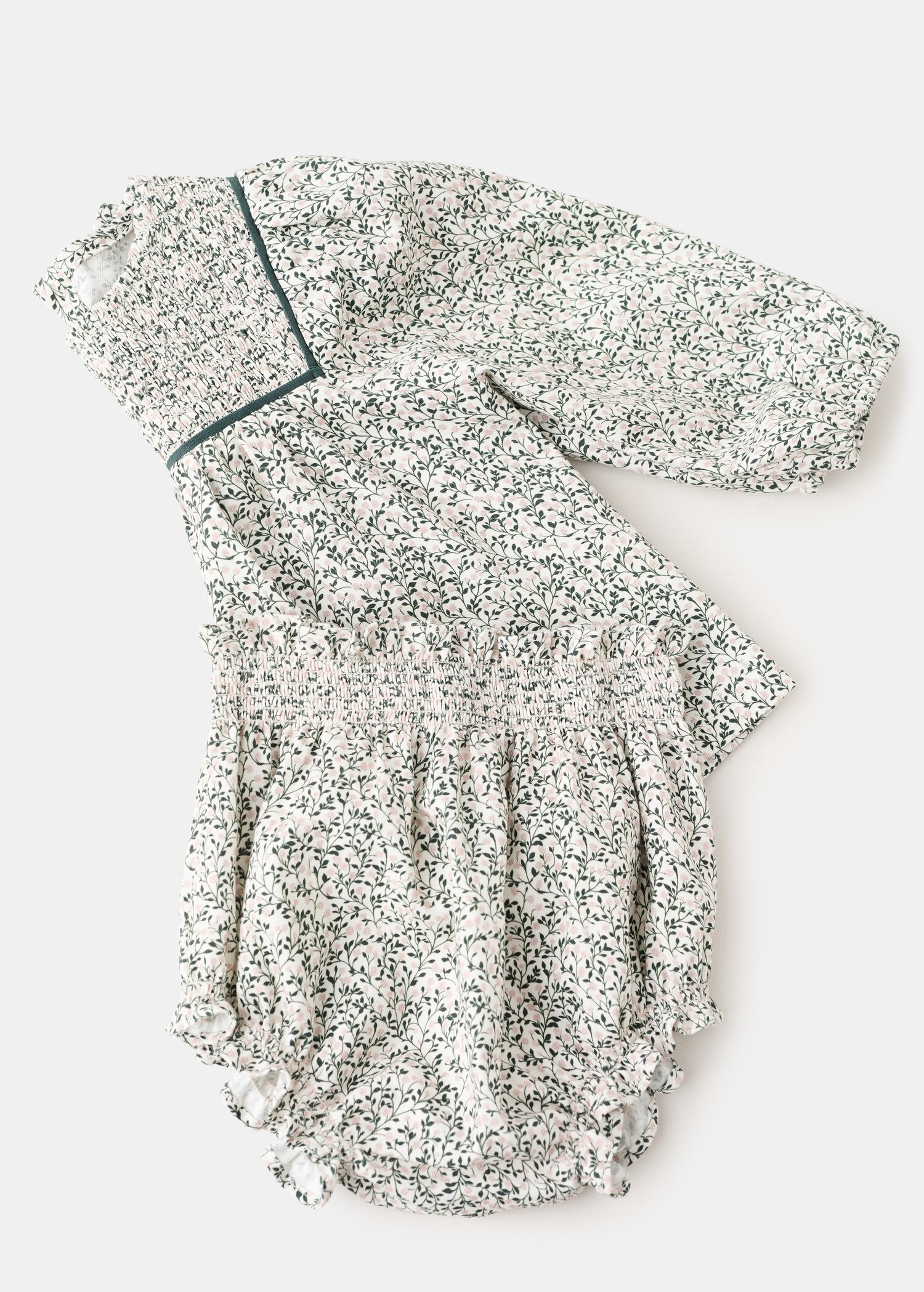 Flower dress and romper suit - تفاصيل المنتج 8