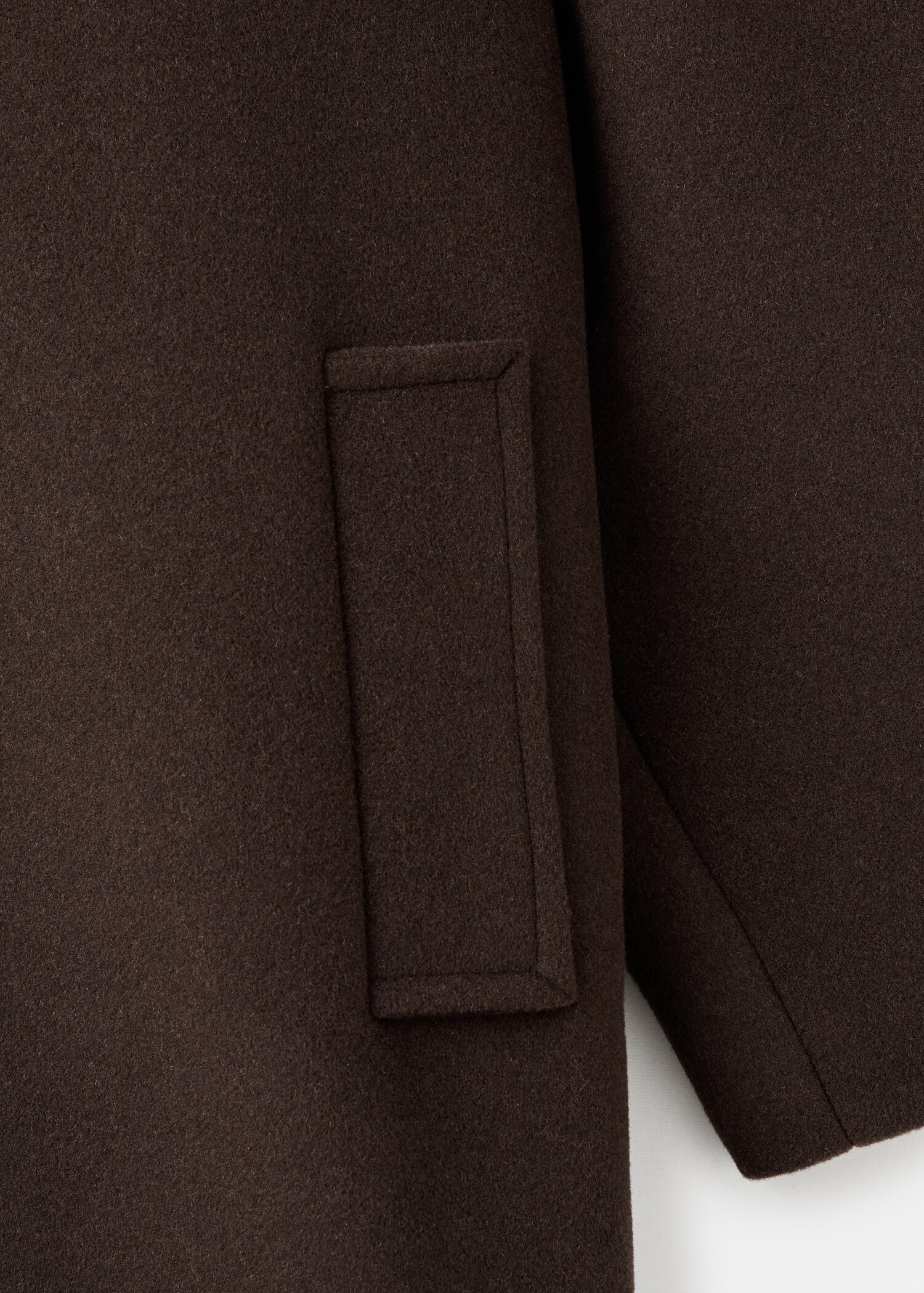 Buttoned wool coat - Details of the article 0