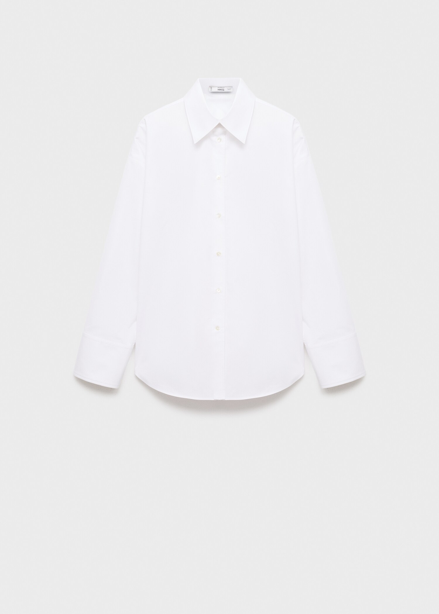 Oversize poplin shirt - Article without model