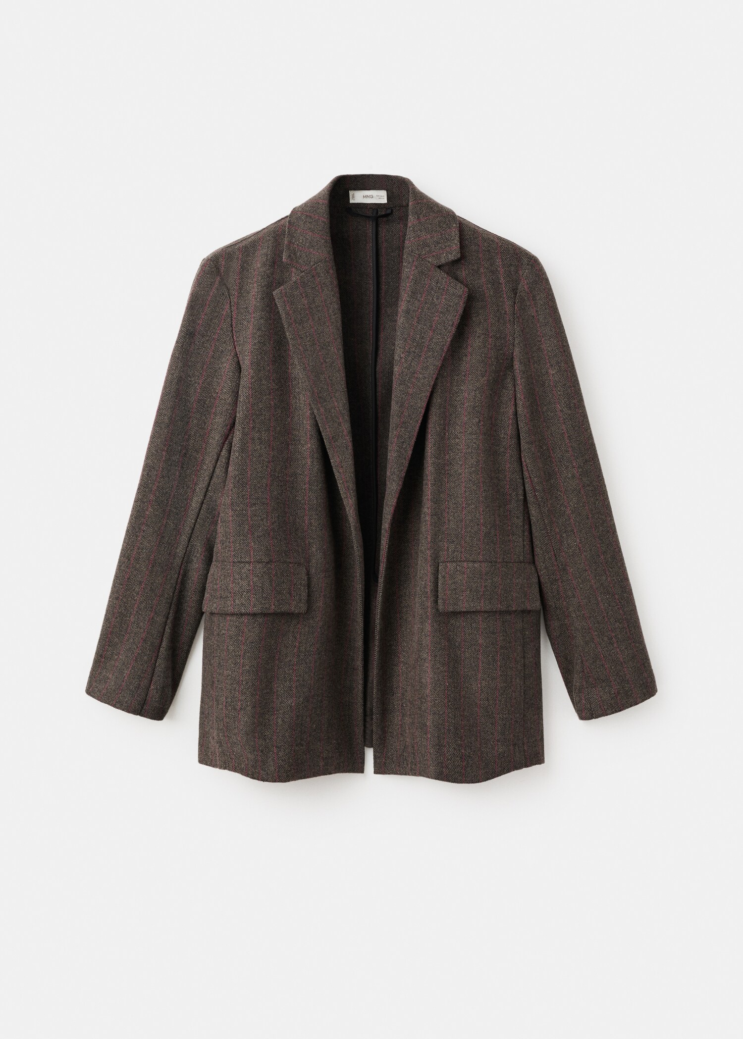 Striped woollen suit jacket - Article without model