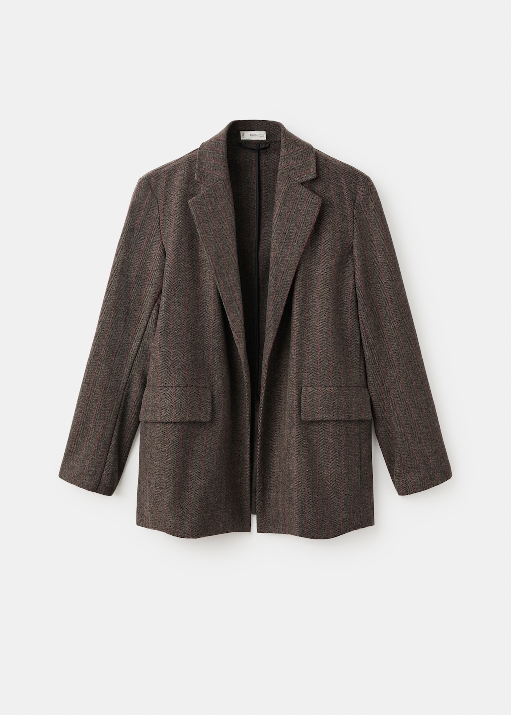 Herringbone wool blazer