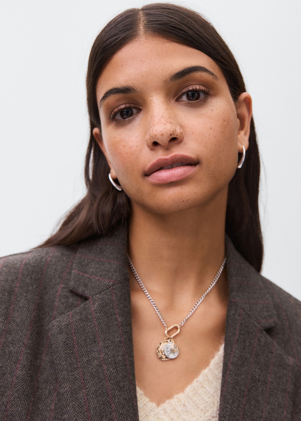 Herringbone wool blazer