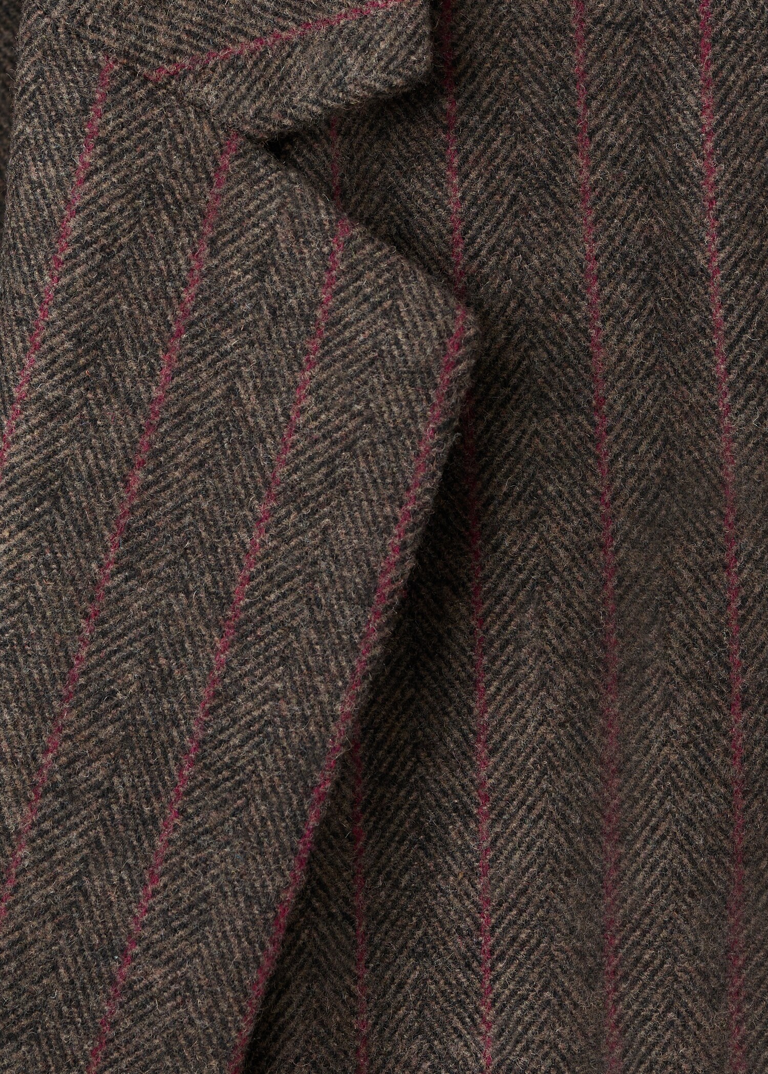 Striped woollen suit jacket - Details of the article 8