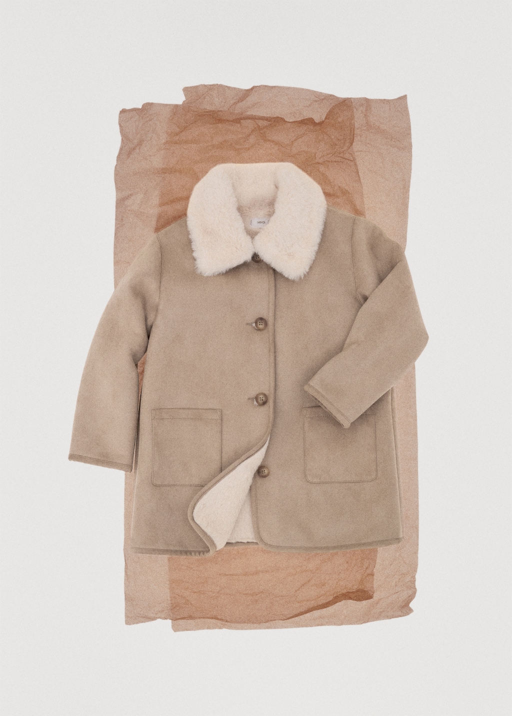 Long double-faced coat