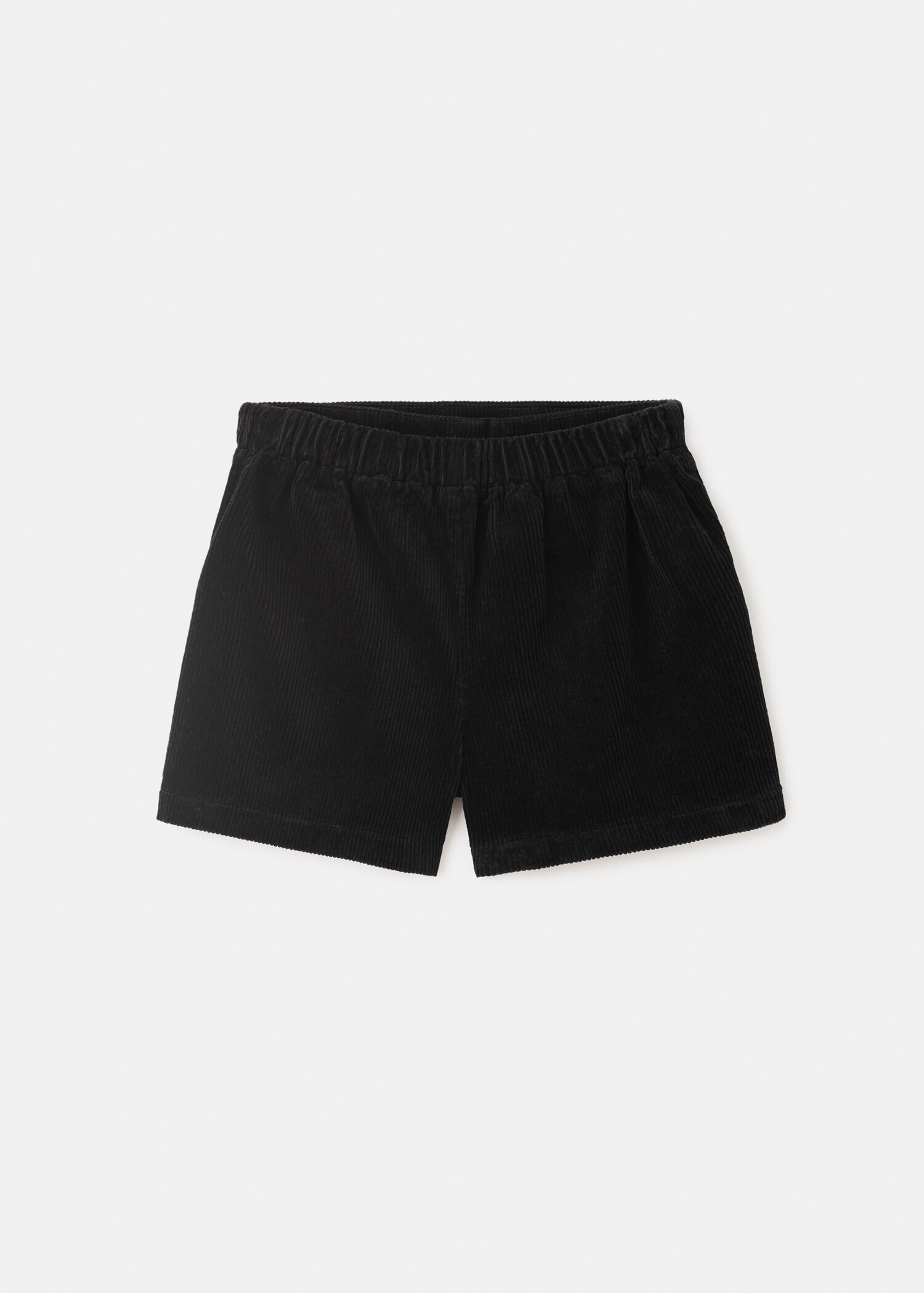 Jupe short velours côtelé - Verso de l’article