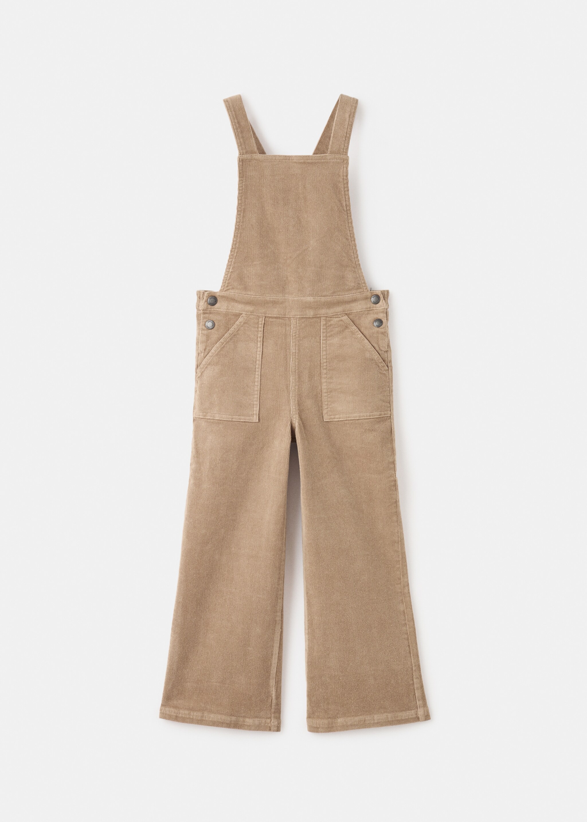Long corduroy overalls - Article without model, Medium Brown. Ref: 17096724-00.