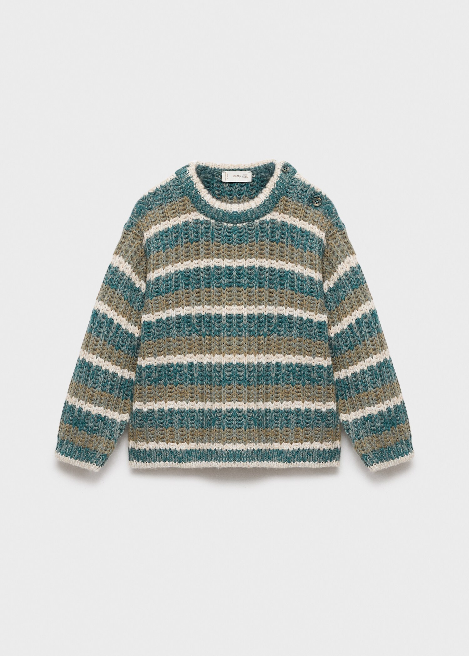 Knit striped sweater - Article without model
