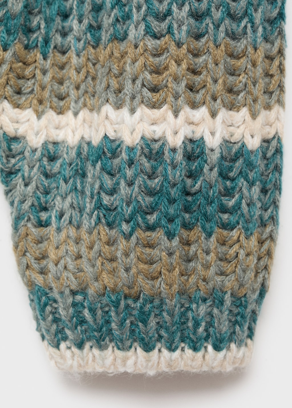 Knit striped sweater