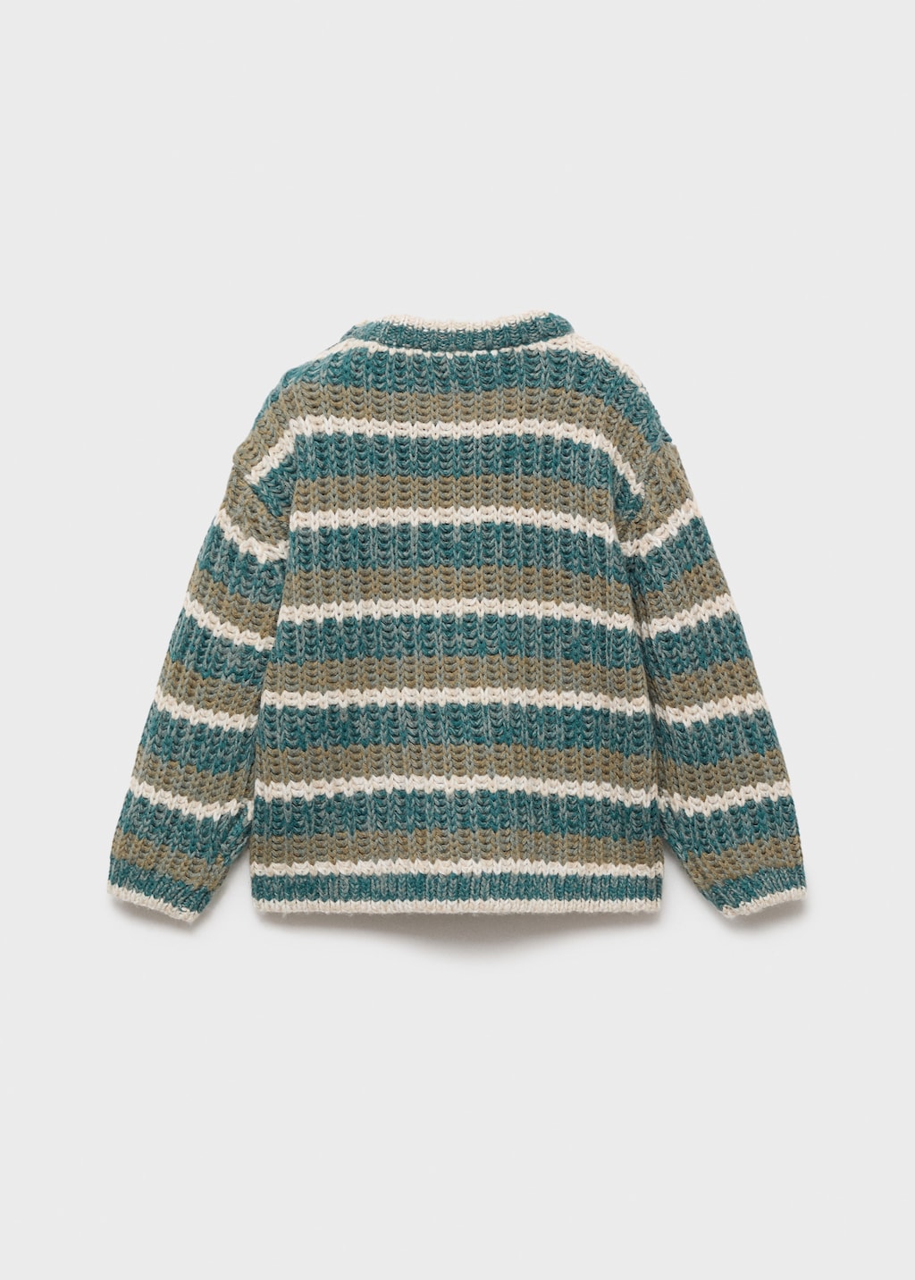 Knit striped sweater