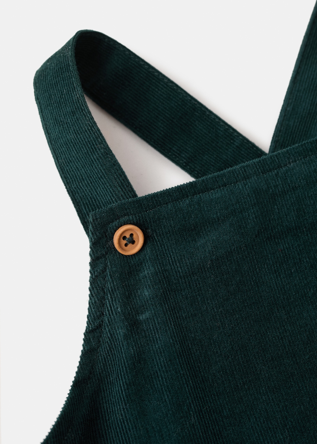 Long corduroy dungarees