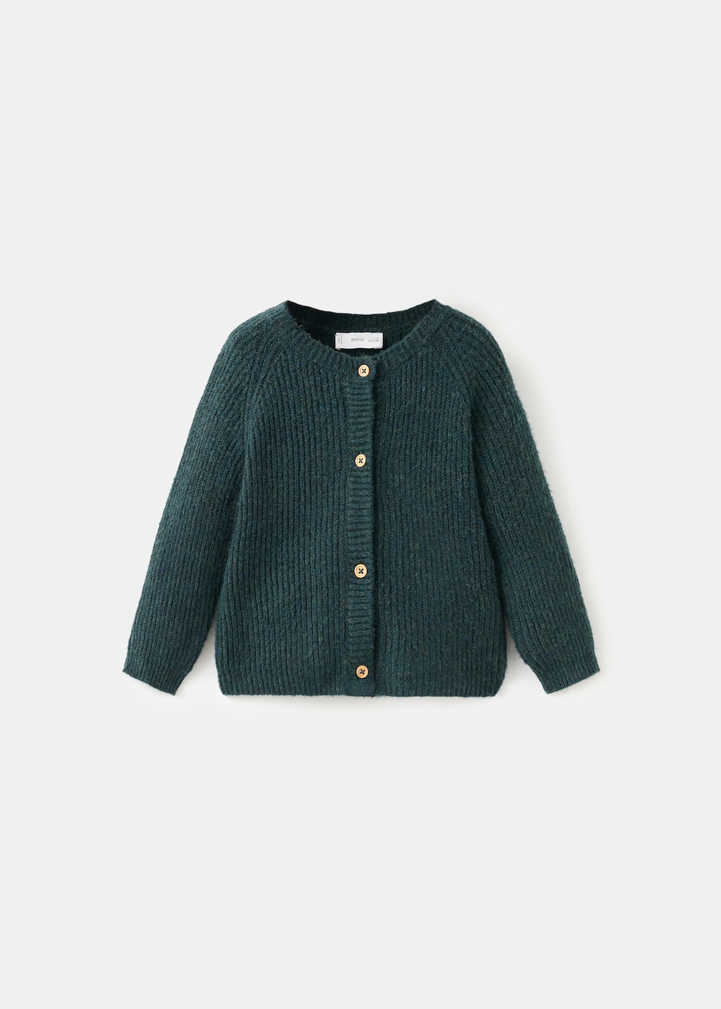 Knitted button cardigan