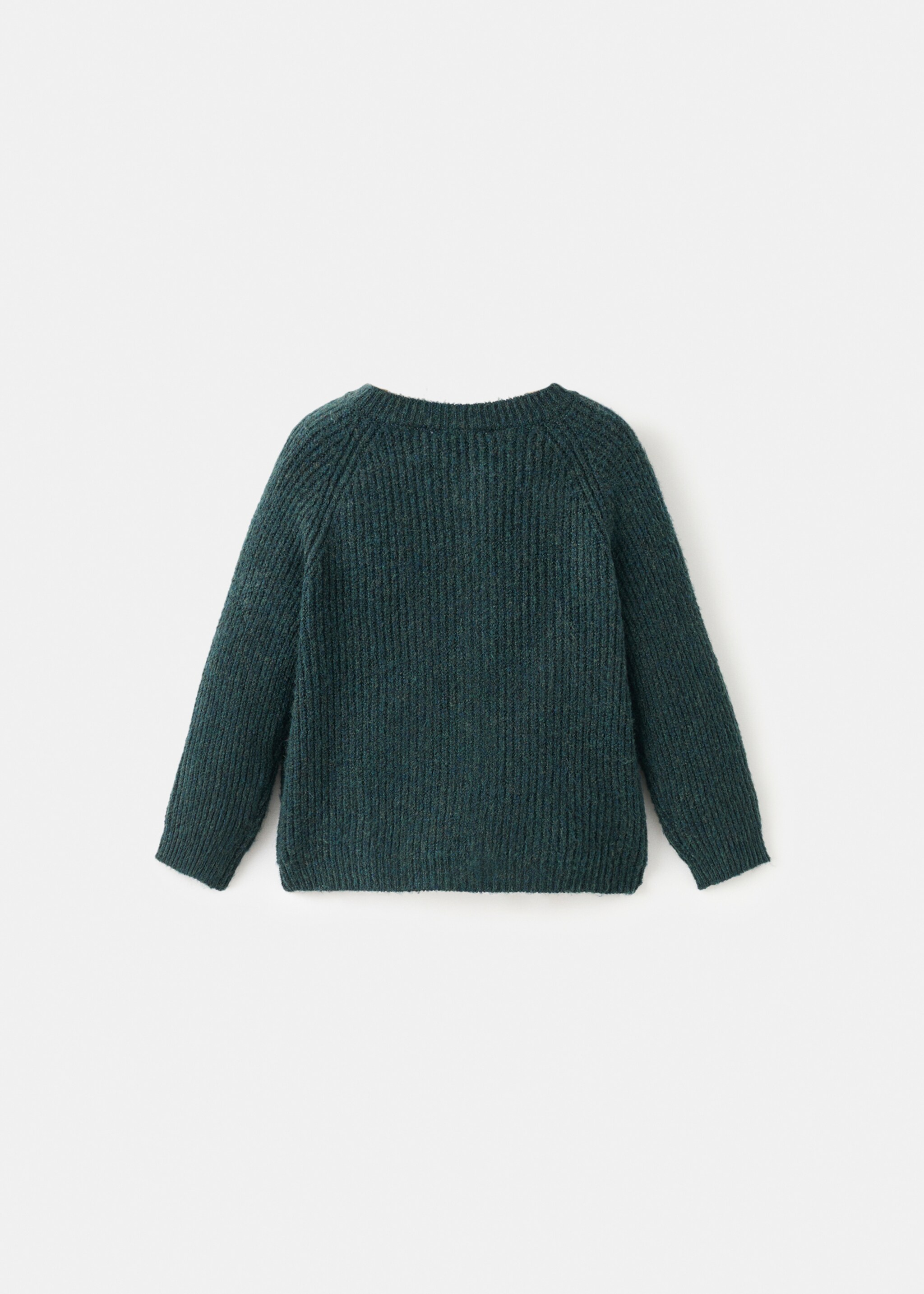 Cardigan forestc - Reverse of the article, Dark Green. Ref: 17096735-00.