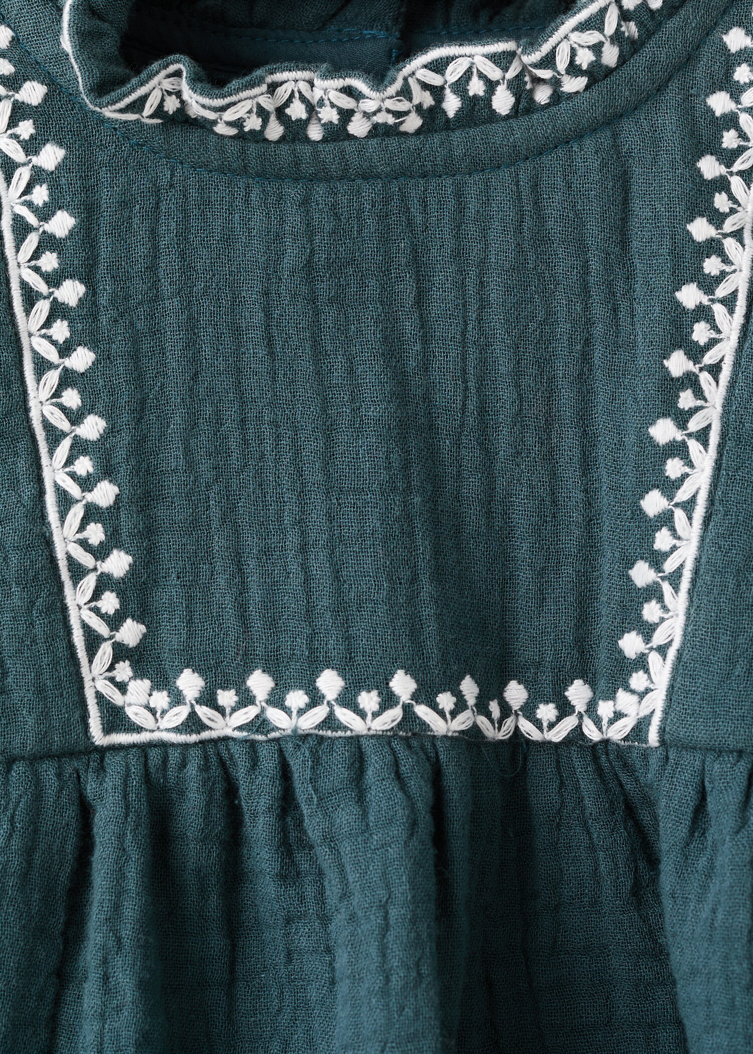 Vestido y ranita detalles bordados - Detalle del artículo 8