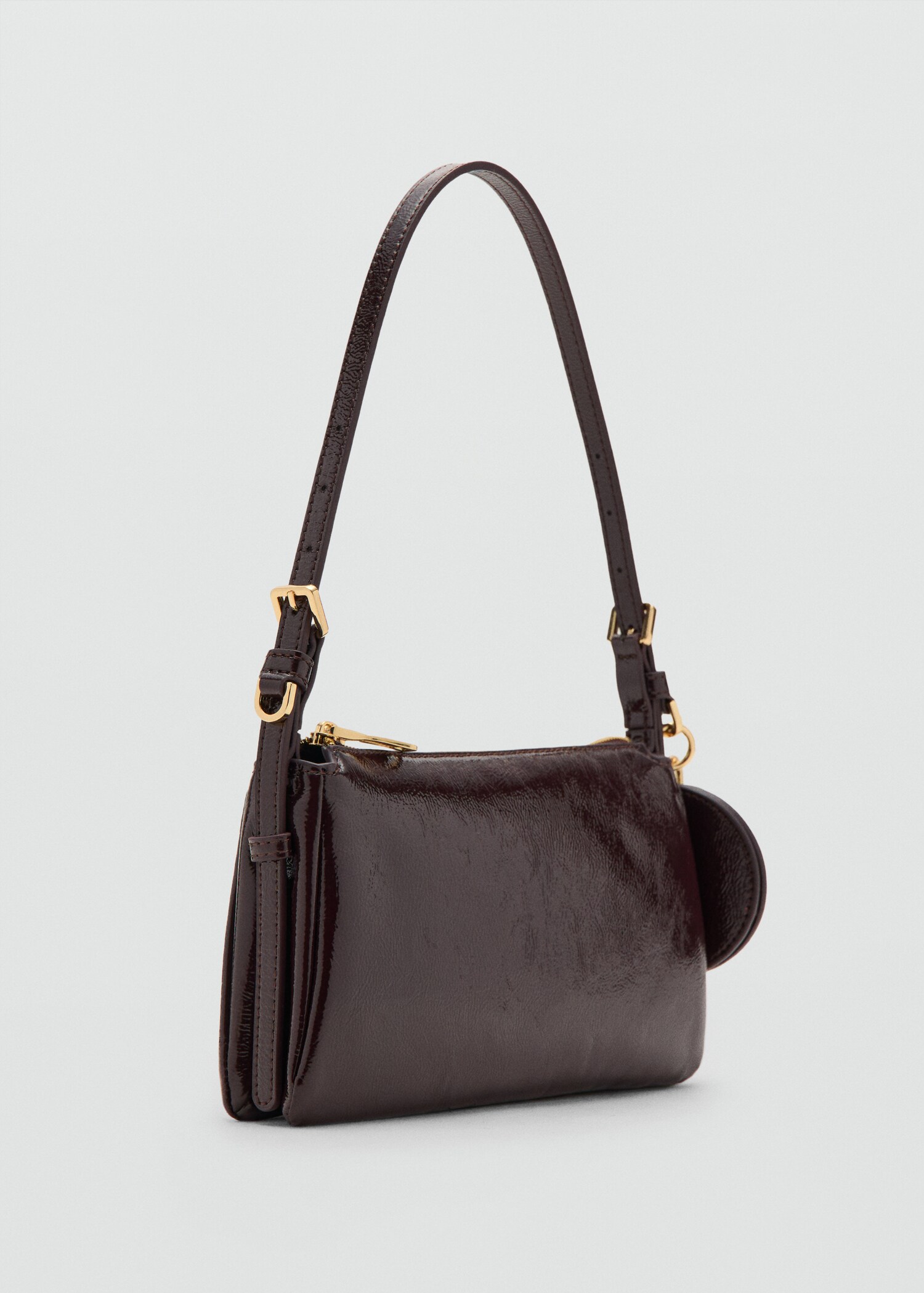 Shiny shoulder bag - Medium plane