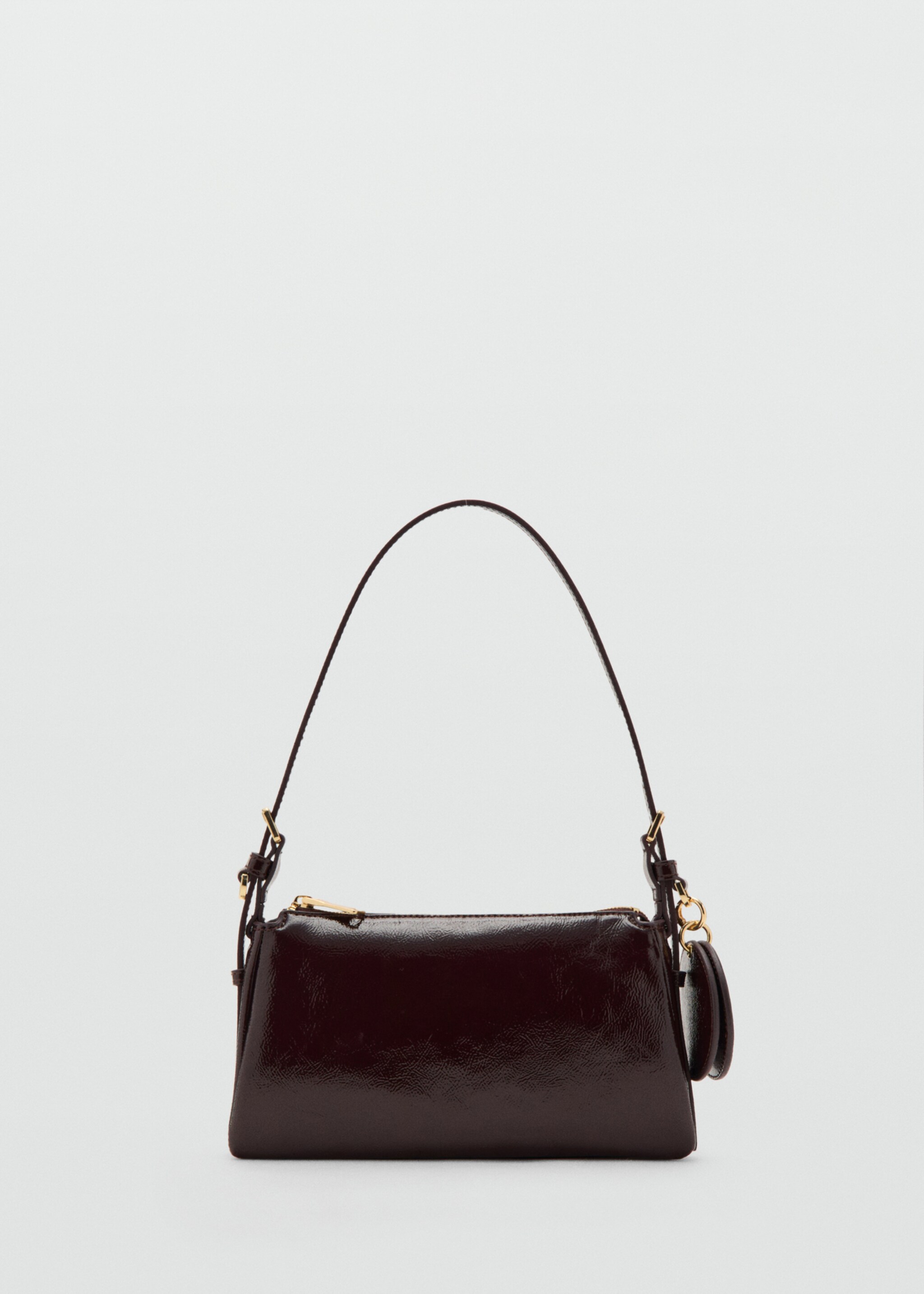 Shiny shoulder bag - Article without model, Burgundy. Ref: 17096739-00.