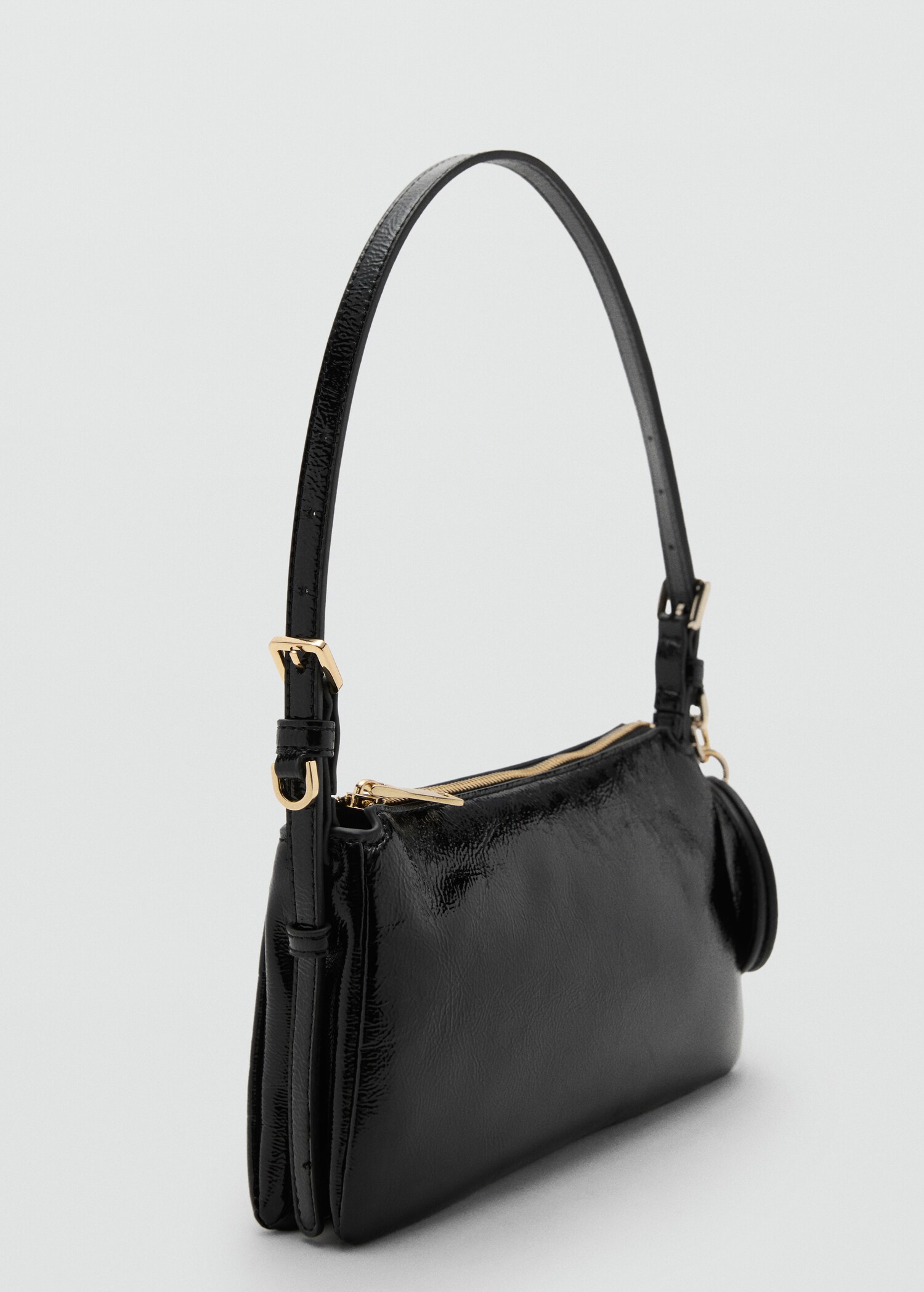 Shiny shoulder bag - Medium plane
